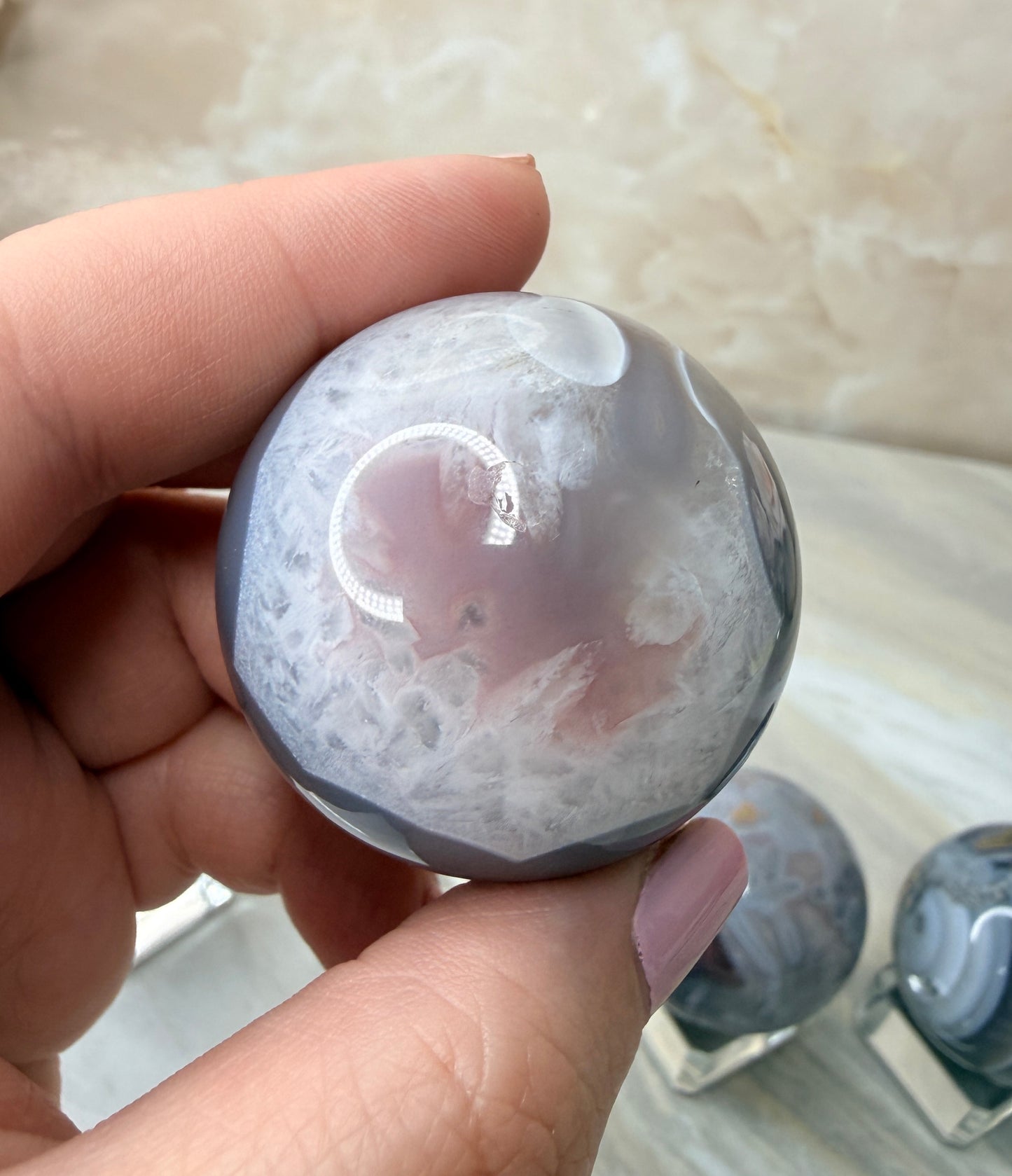 Swazi Agate Sphere