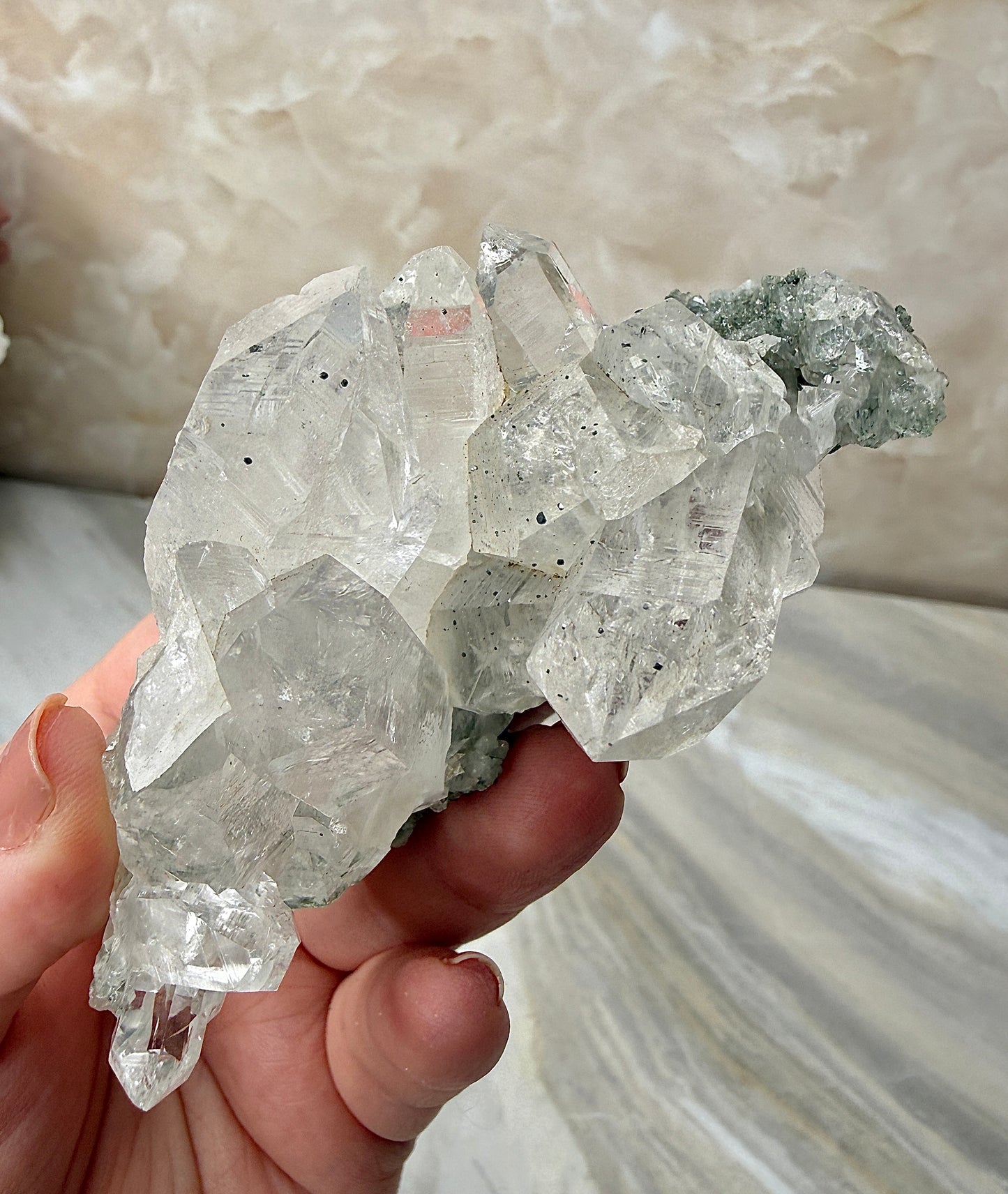 Himalayan Quartz with Chlorite Cluster