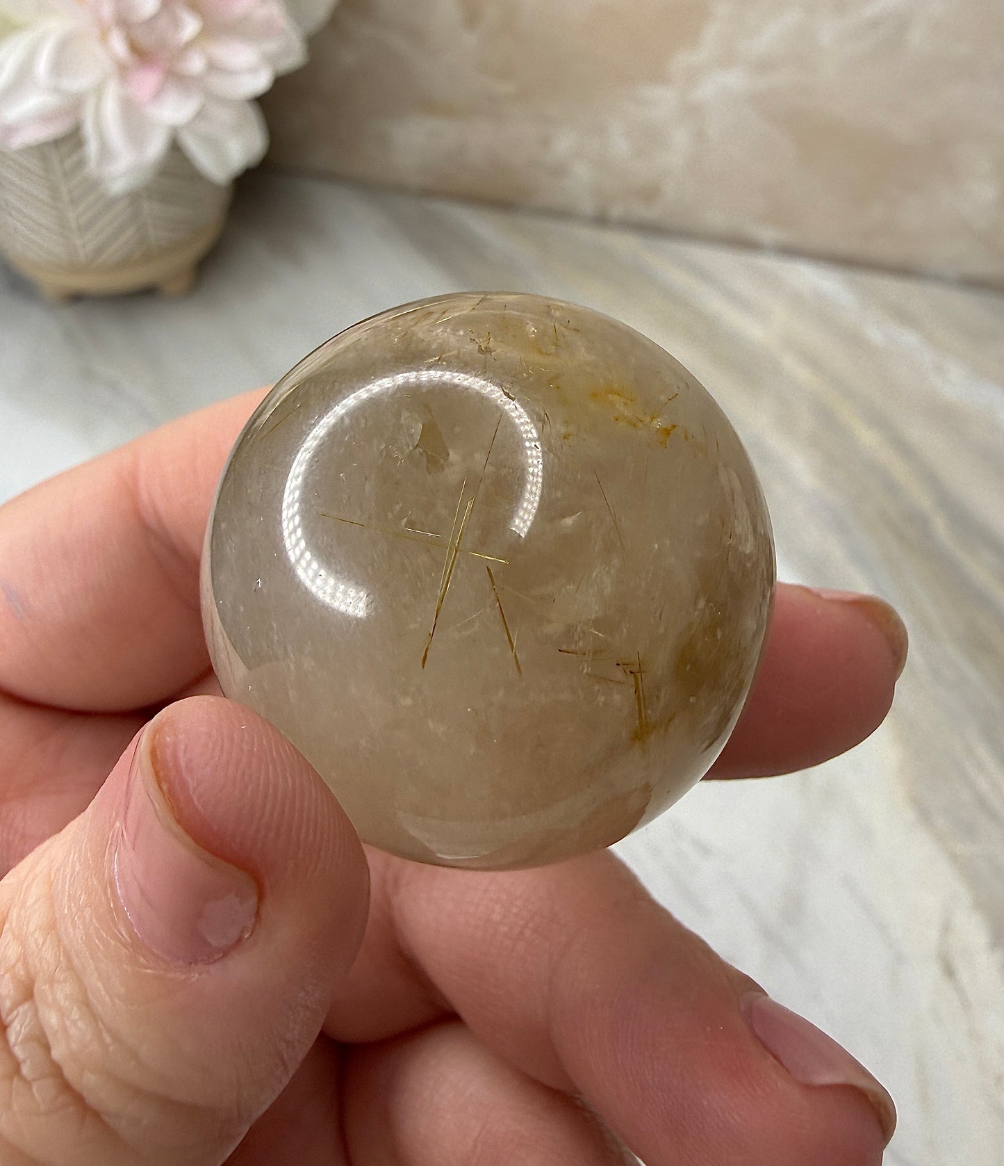 Rutile Sphere 35mm from Brazil