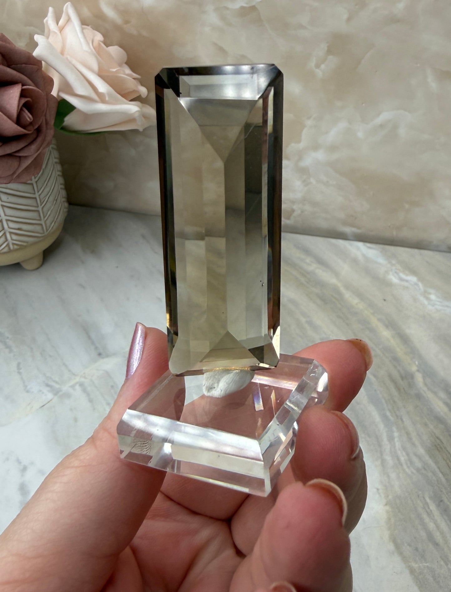 Smokey Quartz Faceted Gem