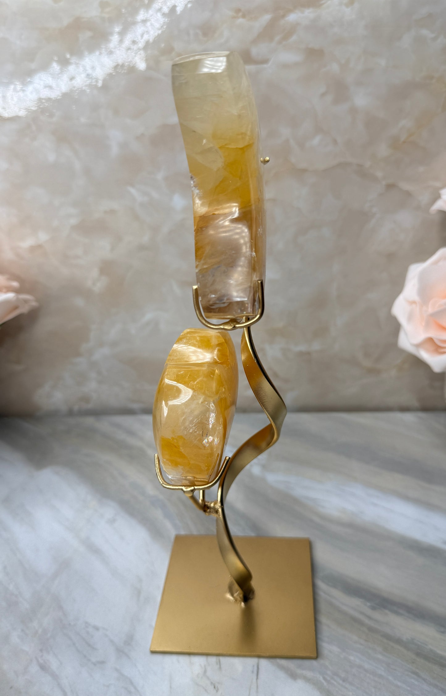 Custom Golden Healer Moon & Heart from Brazil