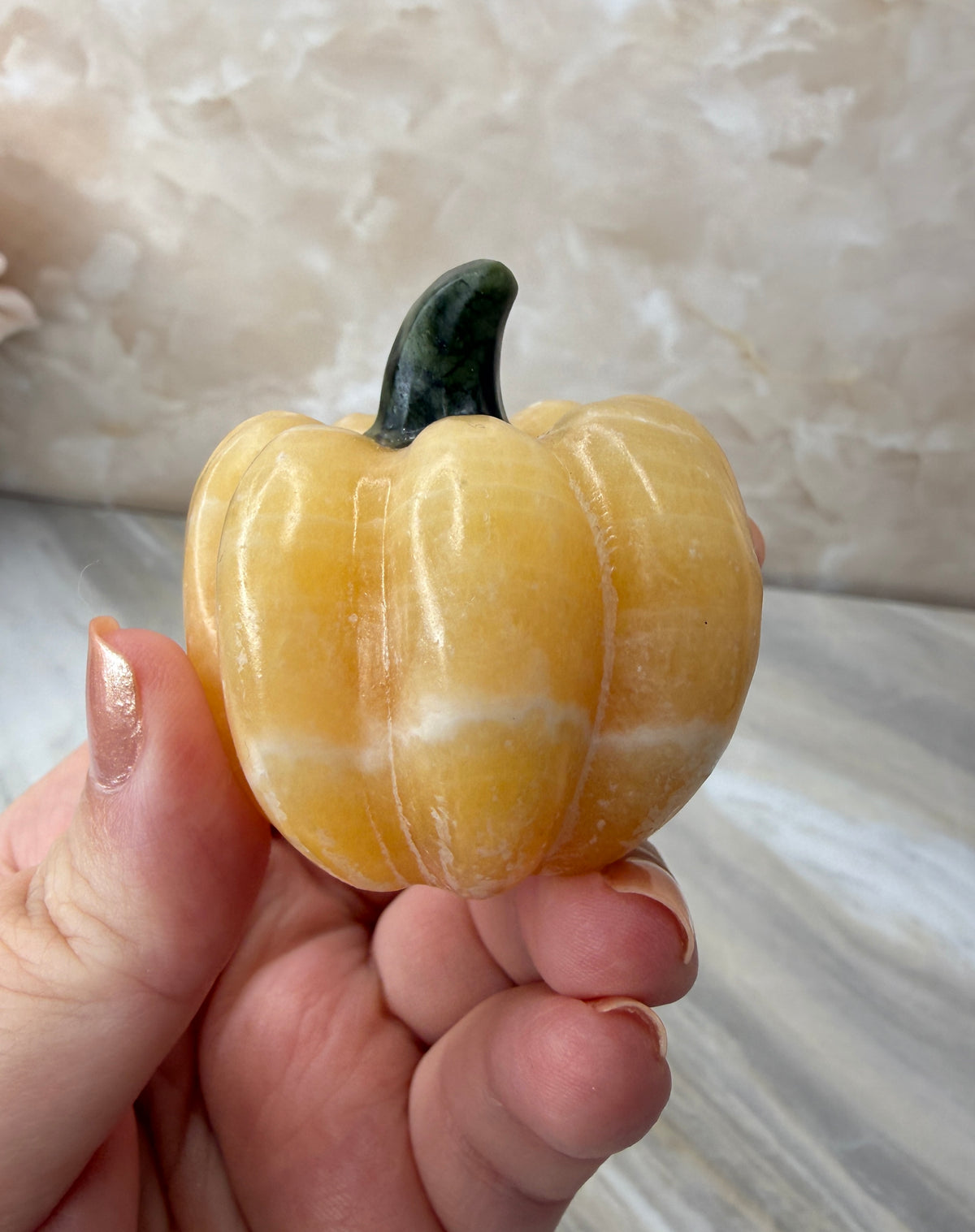 Orange Calcite Pumpkin