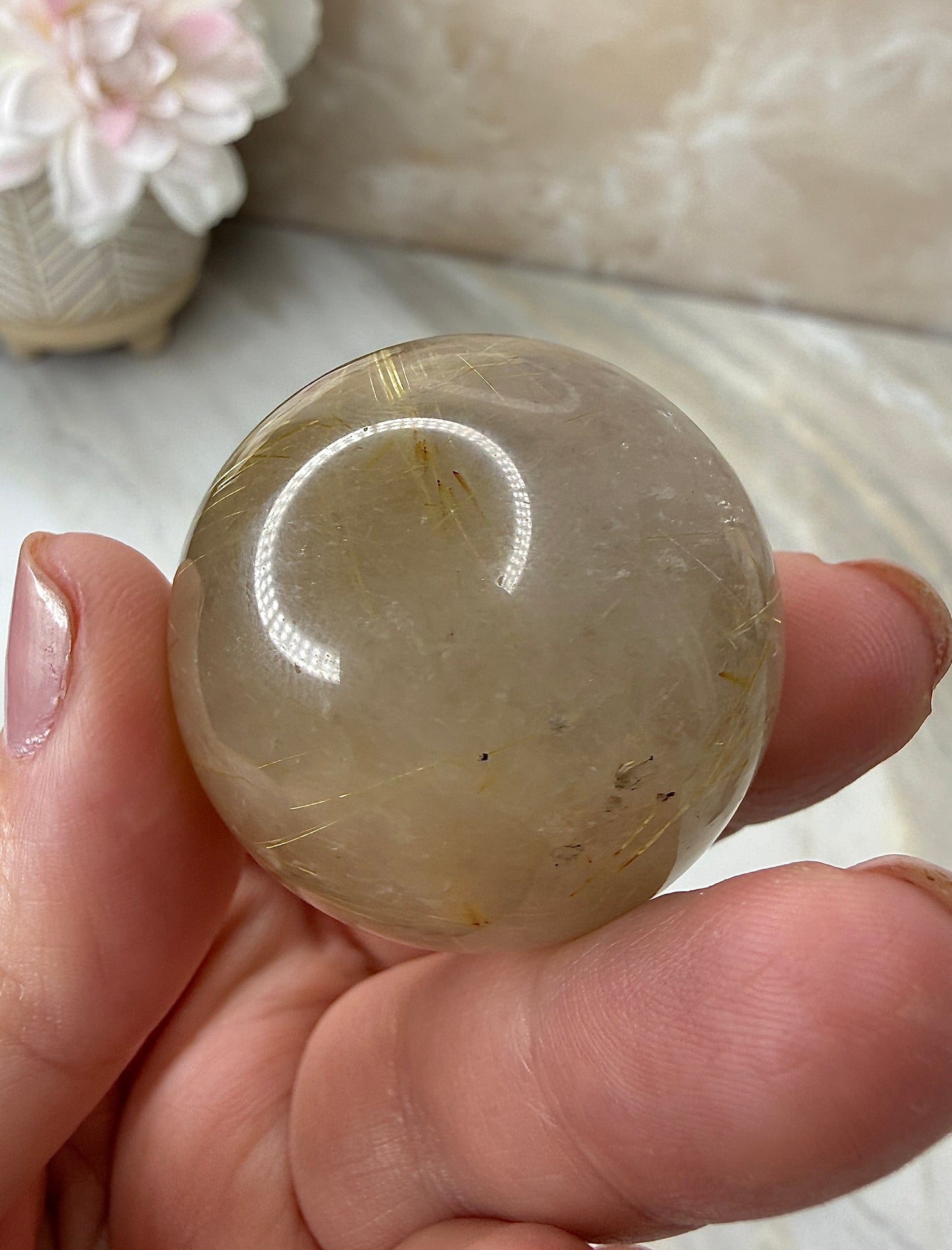 Rutile Sphere 35mm from Brazil