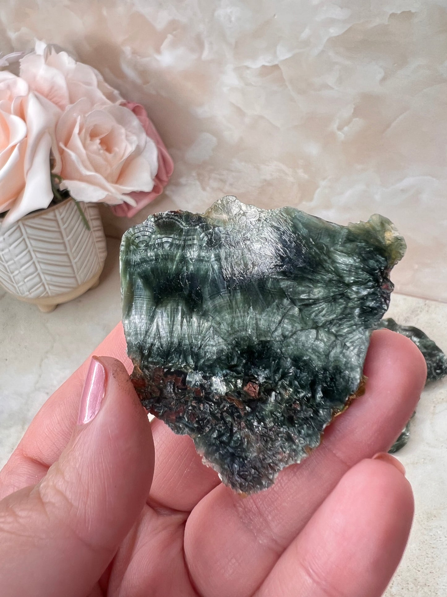 Seraphinite Slab from Russia