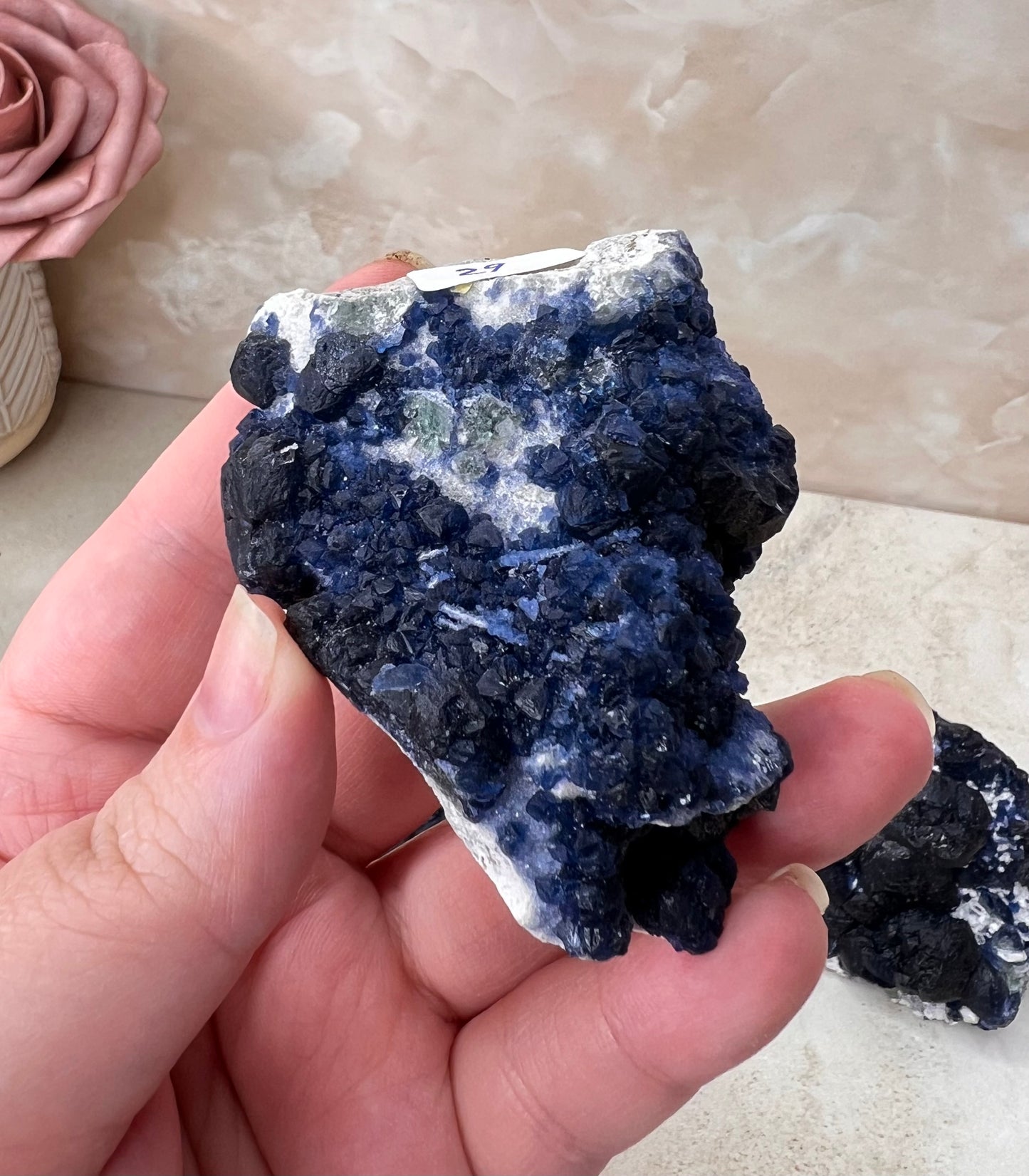 Blueberry Flourite Cluster