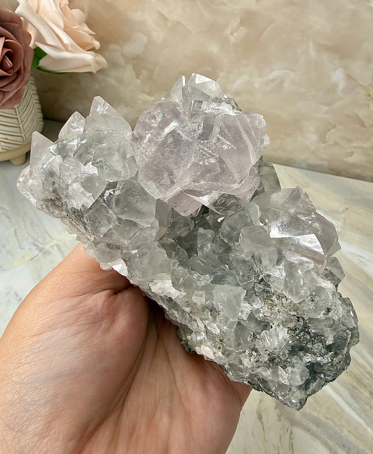 Balmat Calcite with Anhydrite