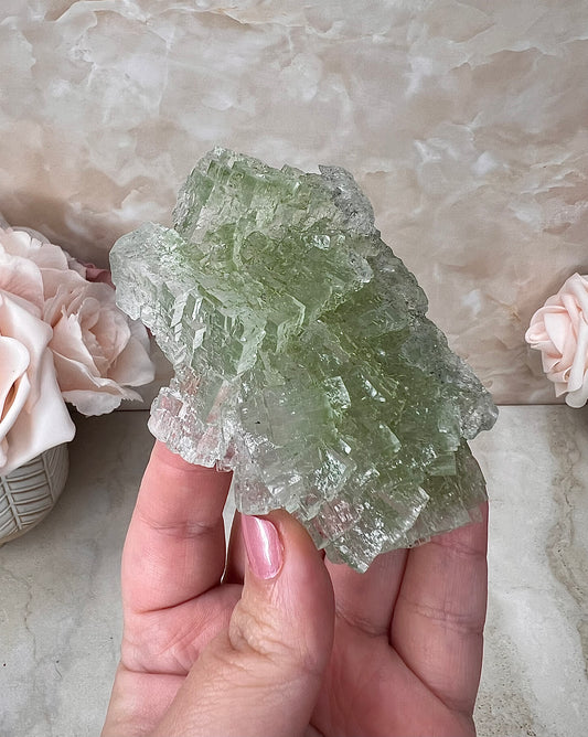 Green Halite from Poland