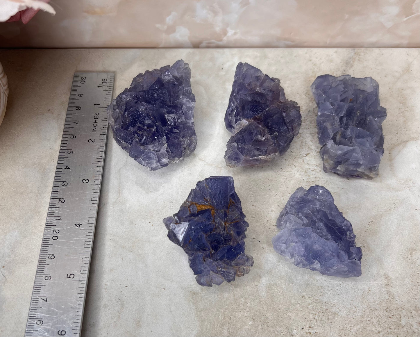 Blue/Lavender Fluorite Cluster