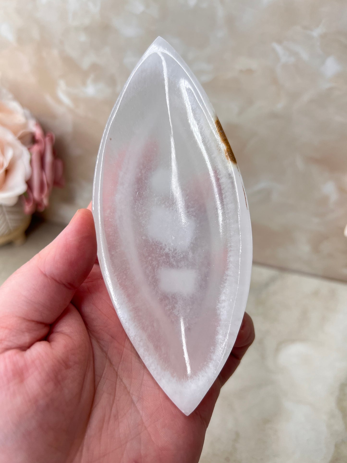 White Onyx Dish