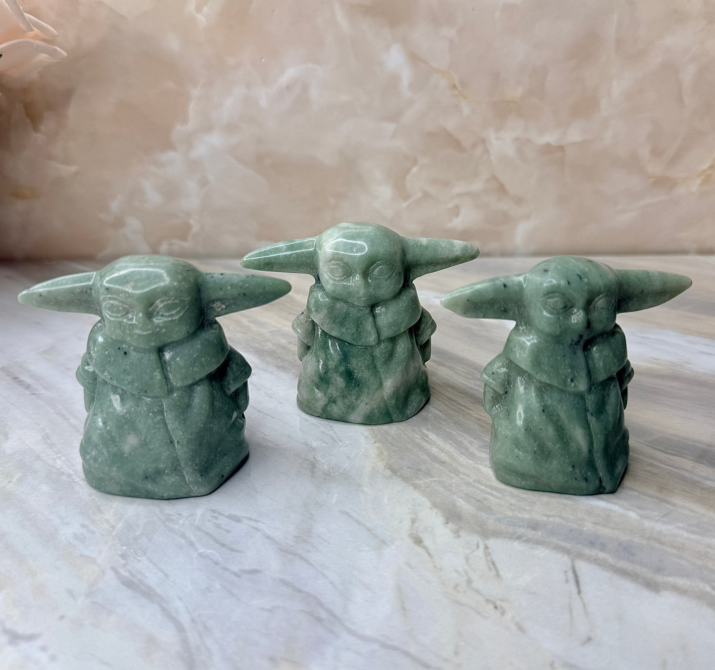 Jade Grogu Carving