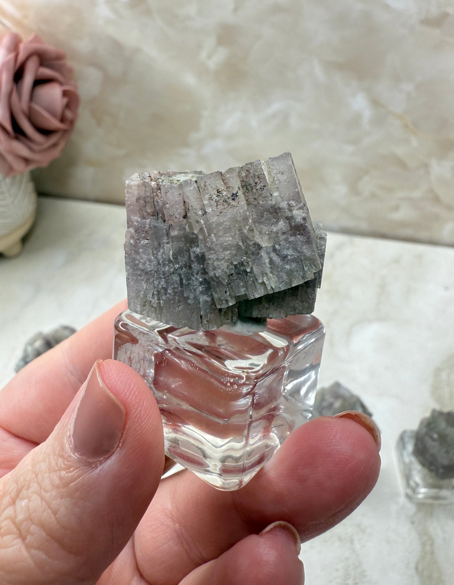 Purple Aragonite from Spain