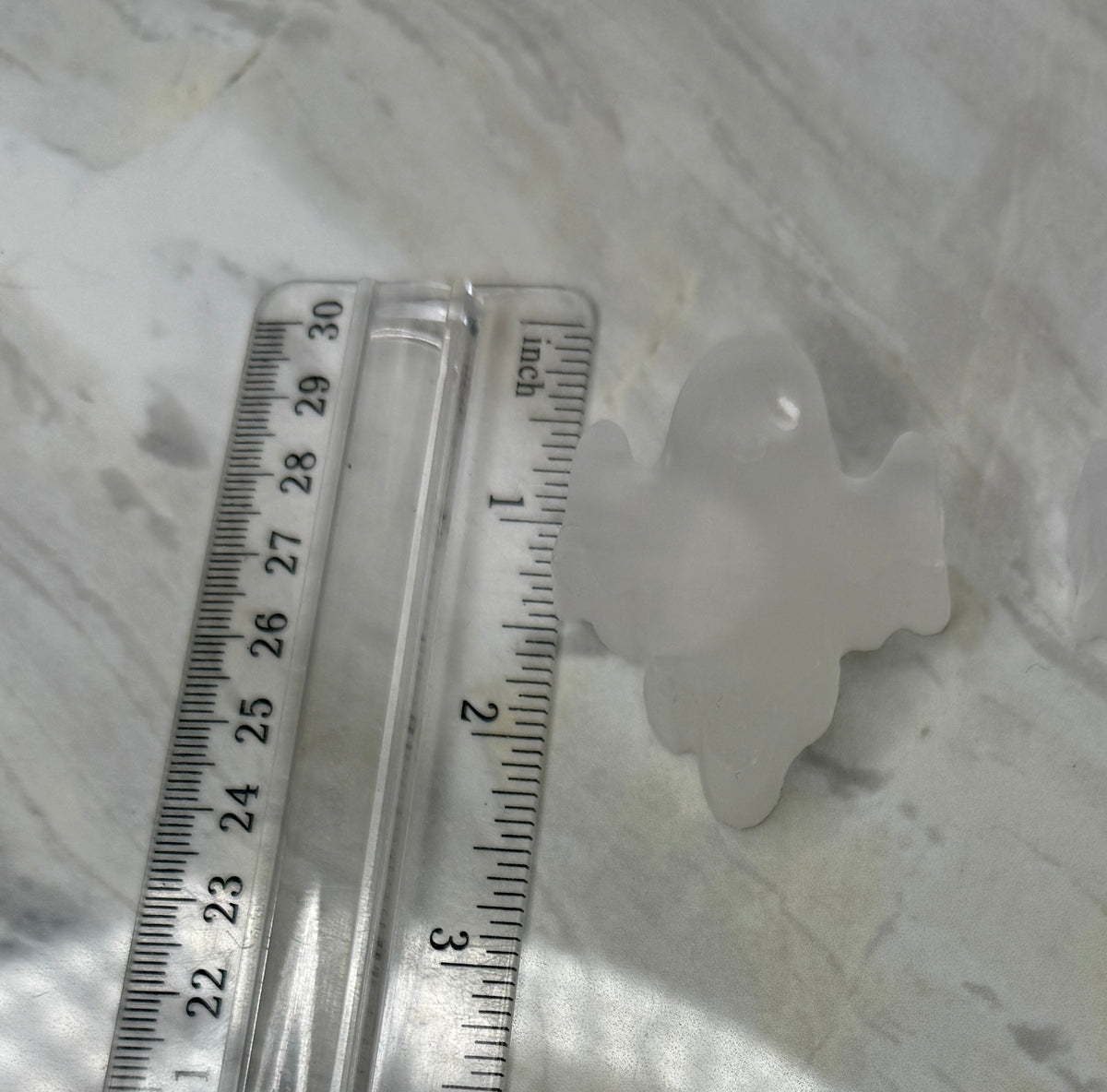 Selenite Ghost Carving