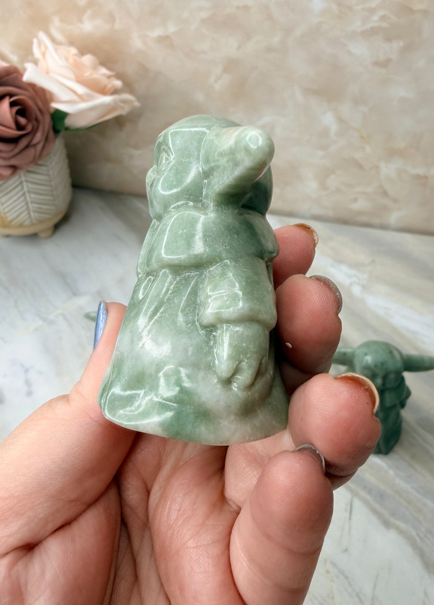 Jade Grogu Carving