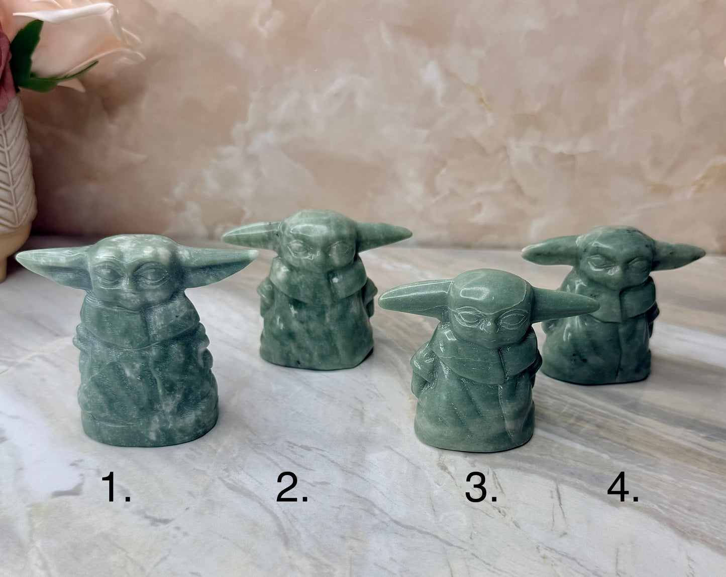 Jade Grogu Carving