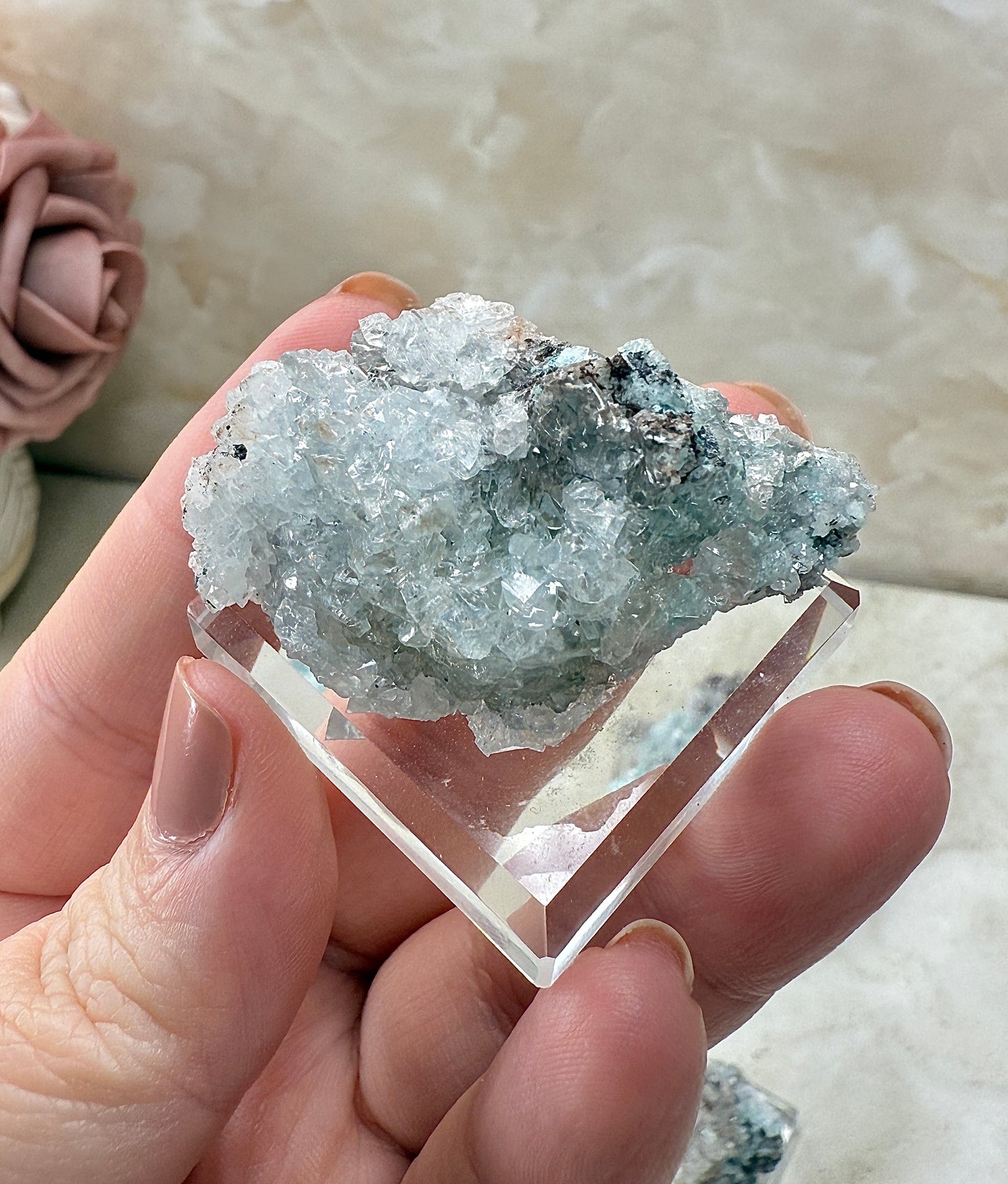 Calcite with Copper from Mexico