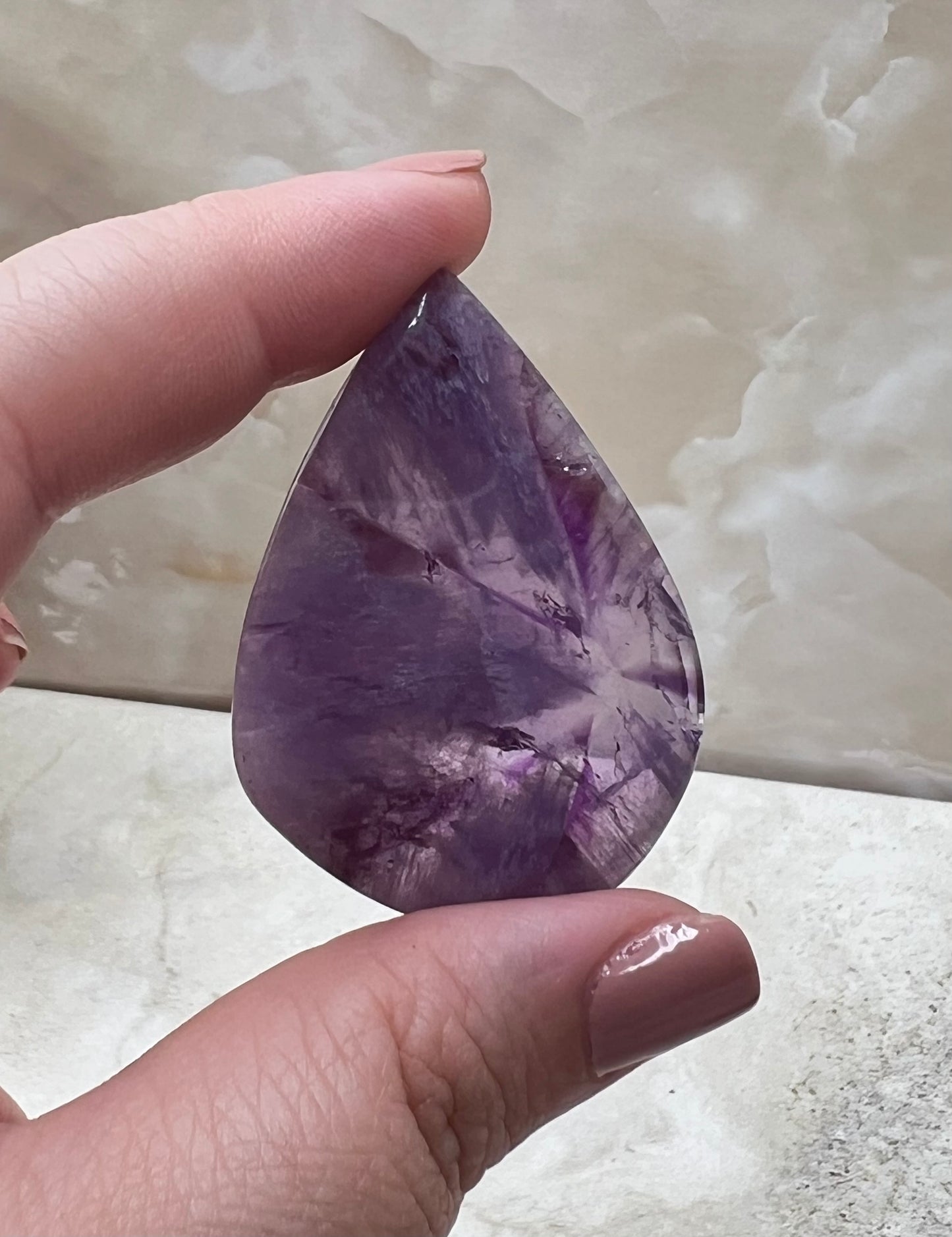 Trapiche Amethyst Slice from Brazil