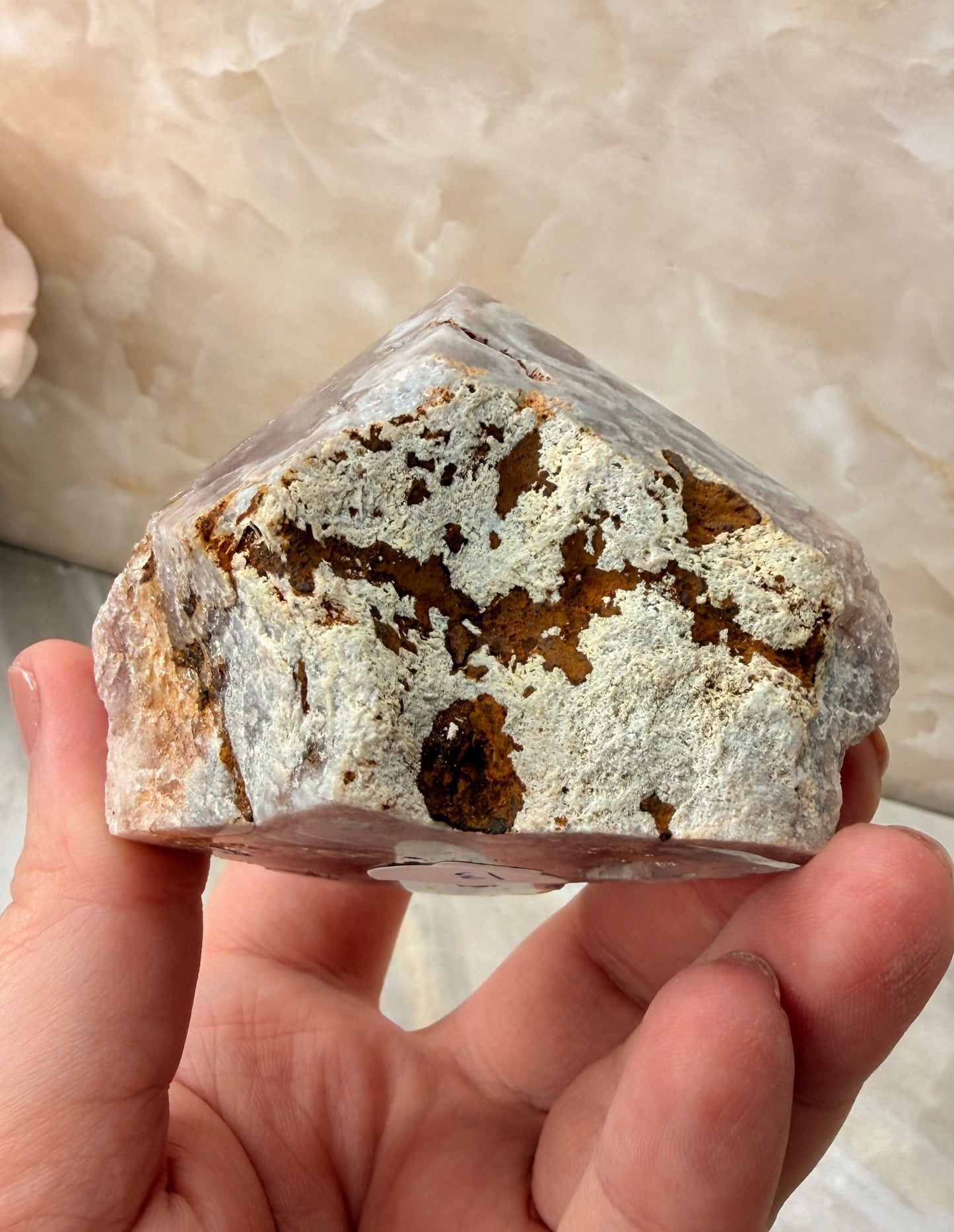 Pink Amethyst Top Polished Point