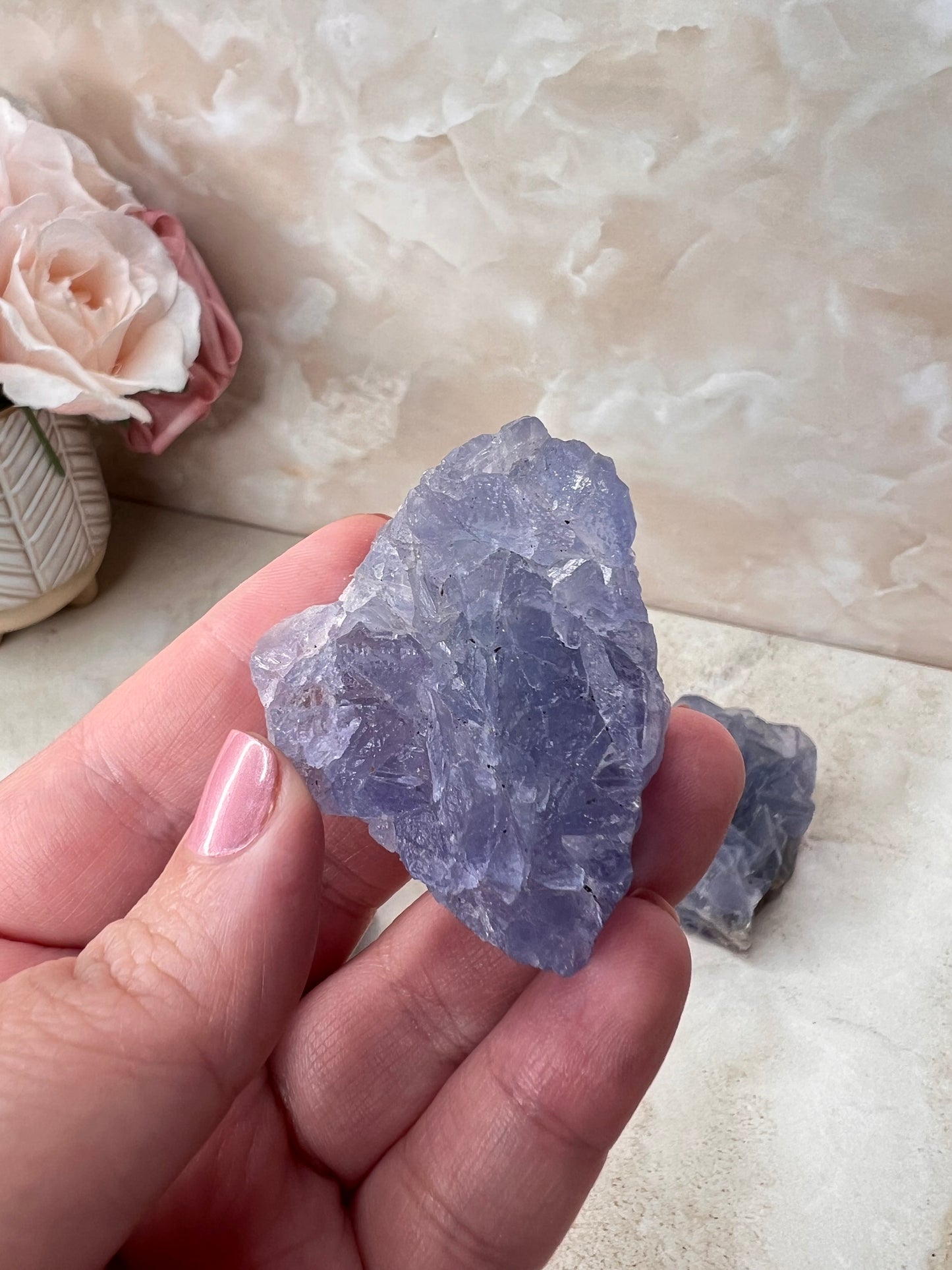 Blue/Lavender Fluorite Cluster