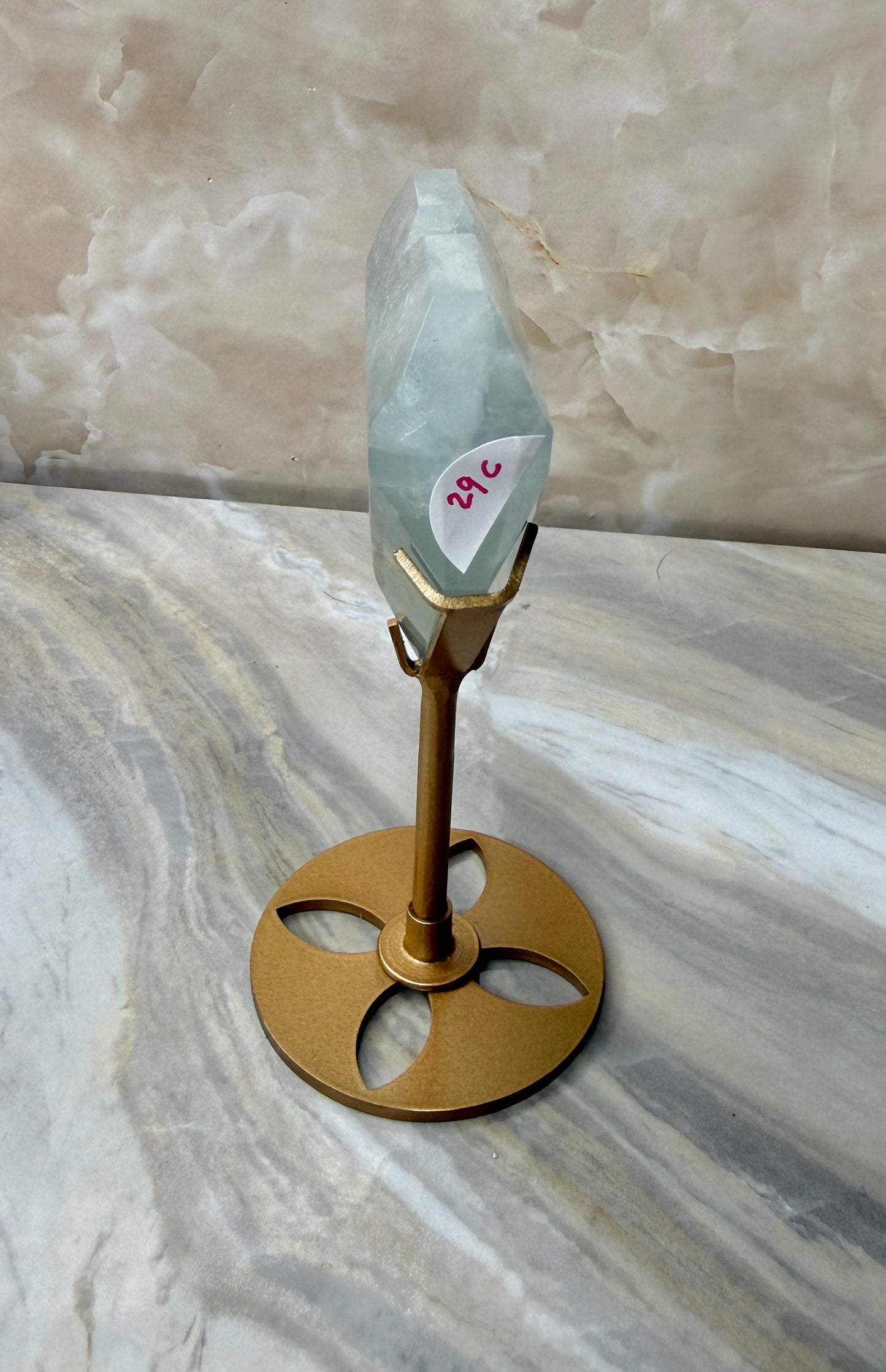Fluorite Heart on Stand