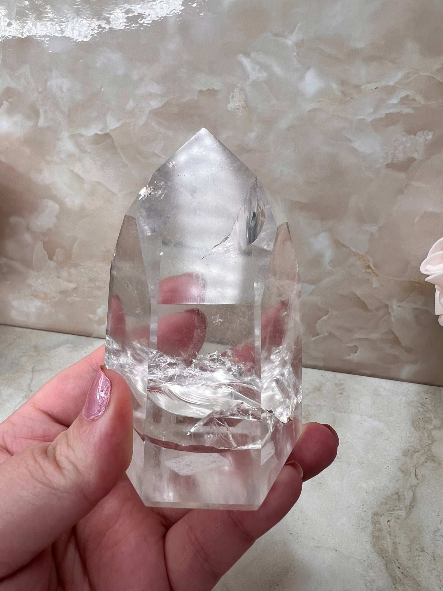 Clear Quartz Tower