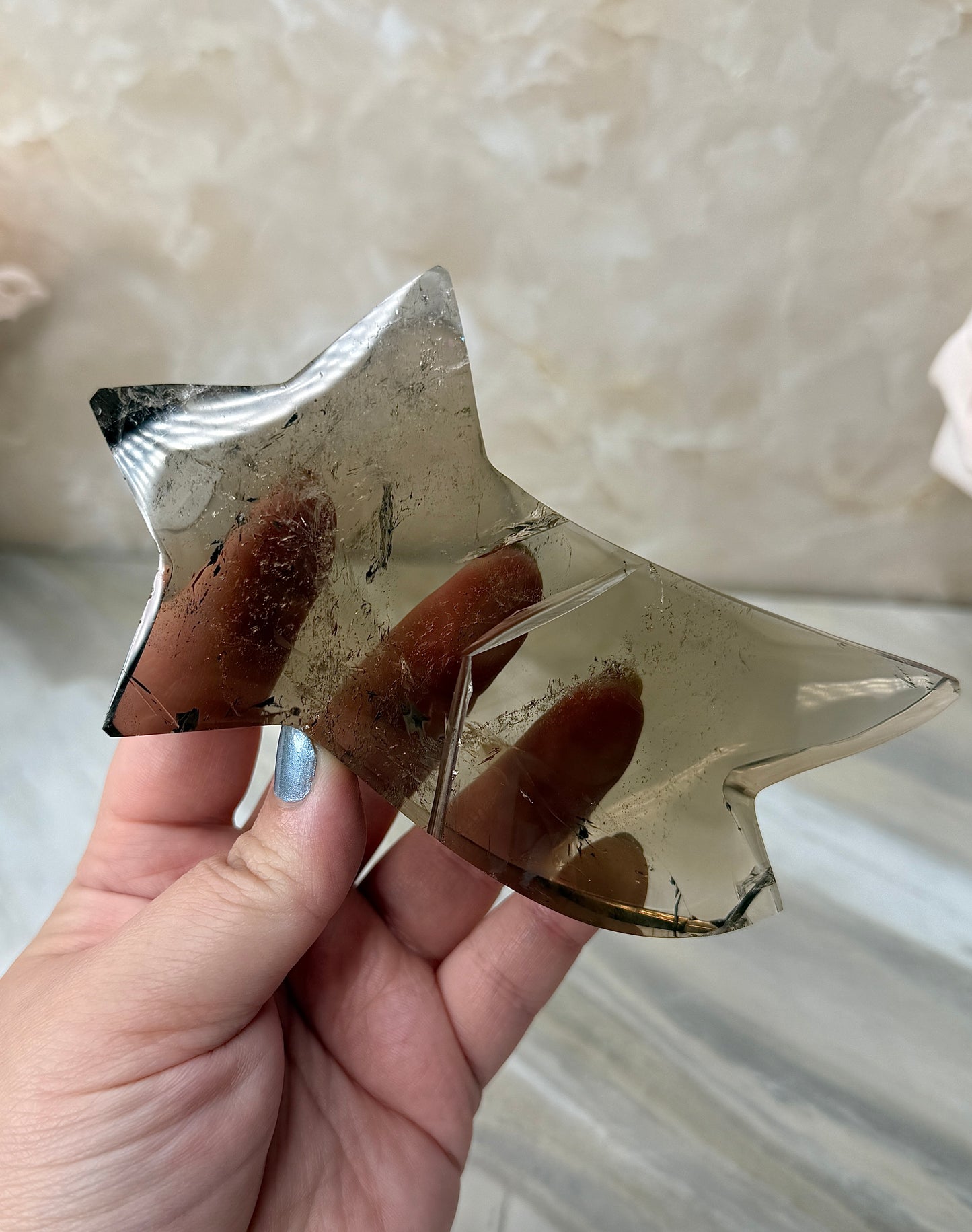 Smokey Quartz Shooting Star from Brazil