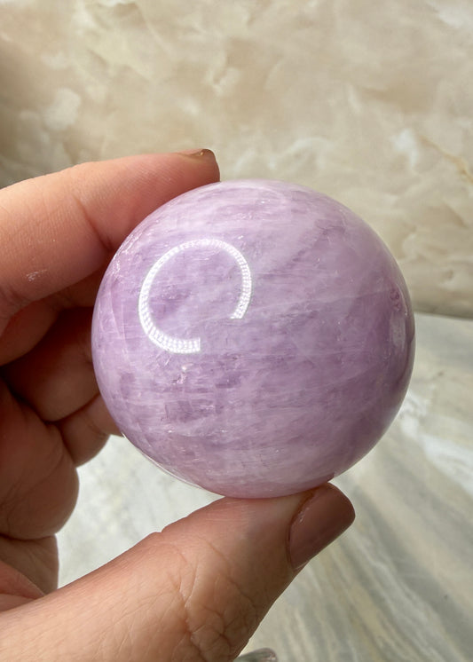 High Quality Kunzite Sphere 46mm