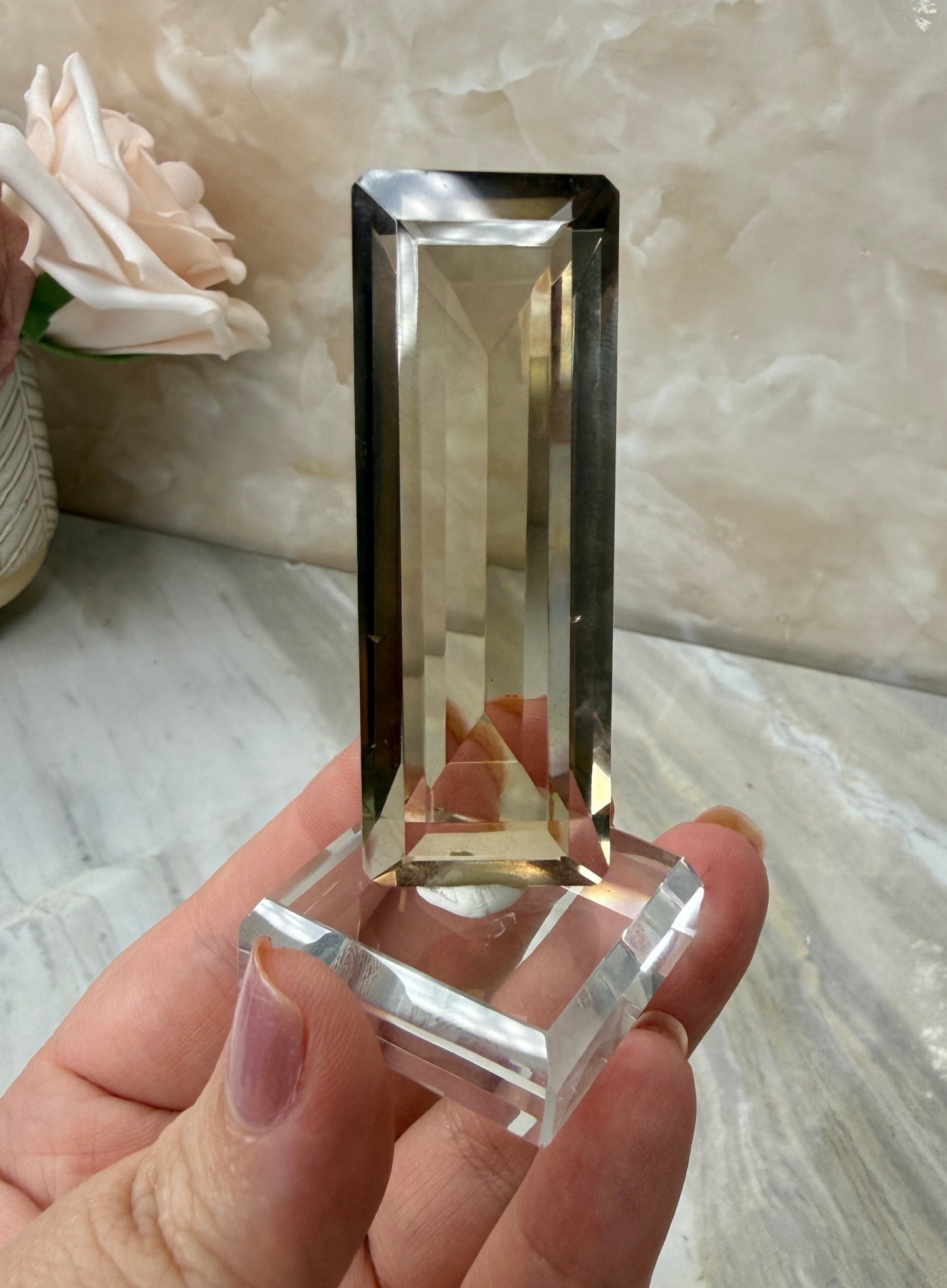 Smokey Quartz Faceted Gem