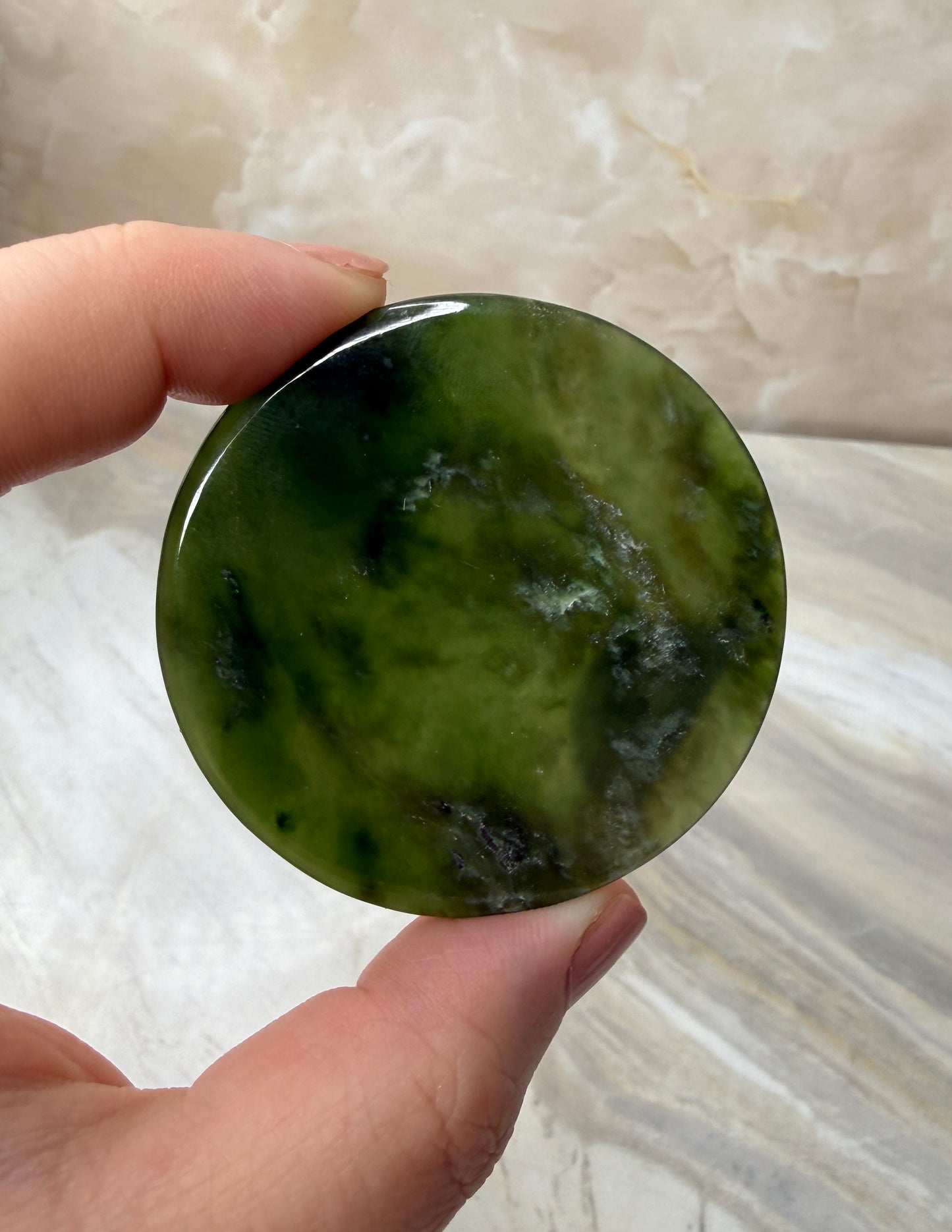 Nephrite Jade Disc