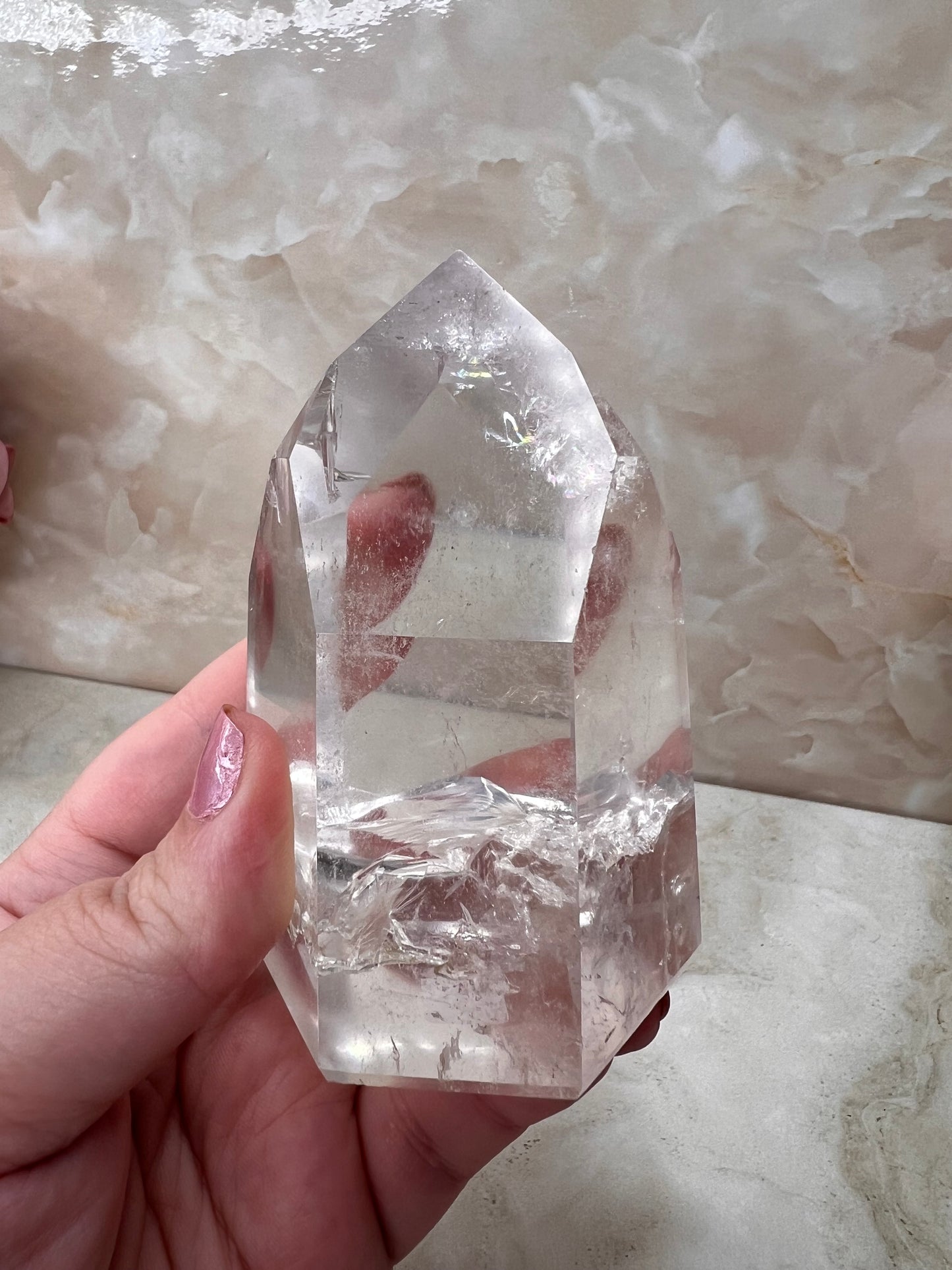 Clear Quartz Tower