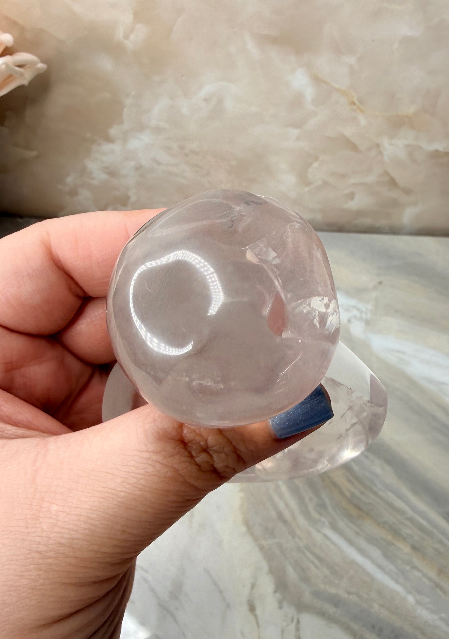 Custom Clear Quartz Alien from Brazil