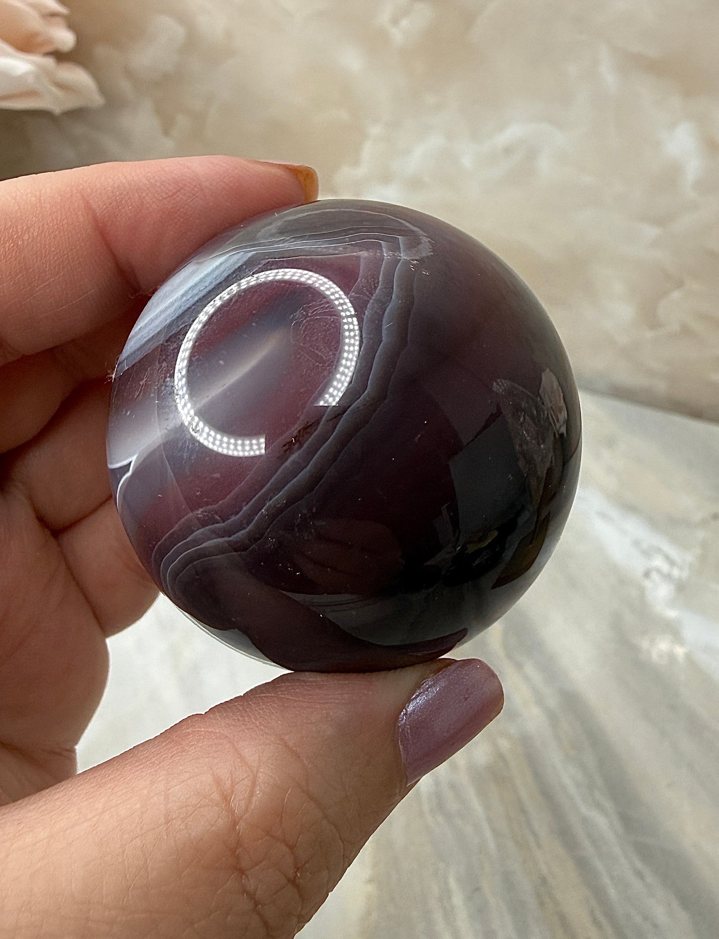 Swazi Agate Sphere 49mm