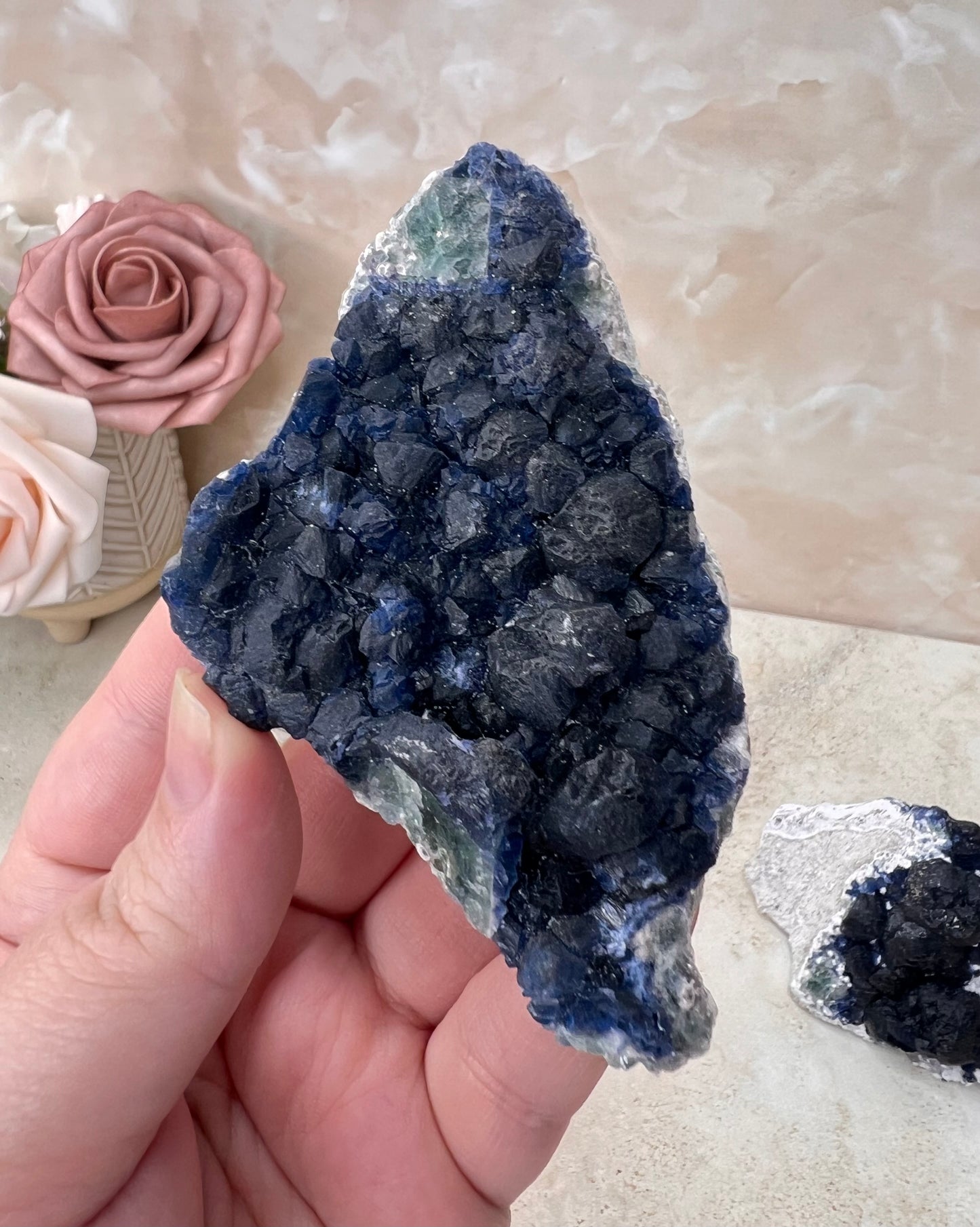 Blueberry Flourite Cluster