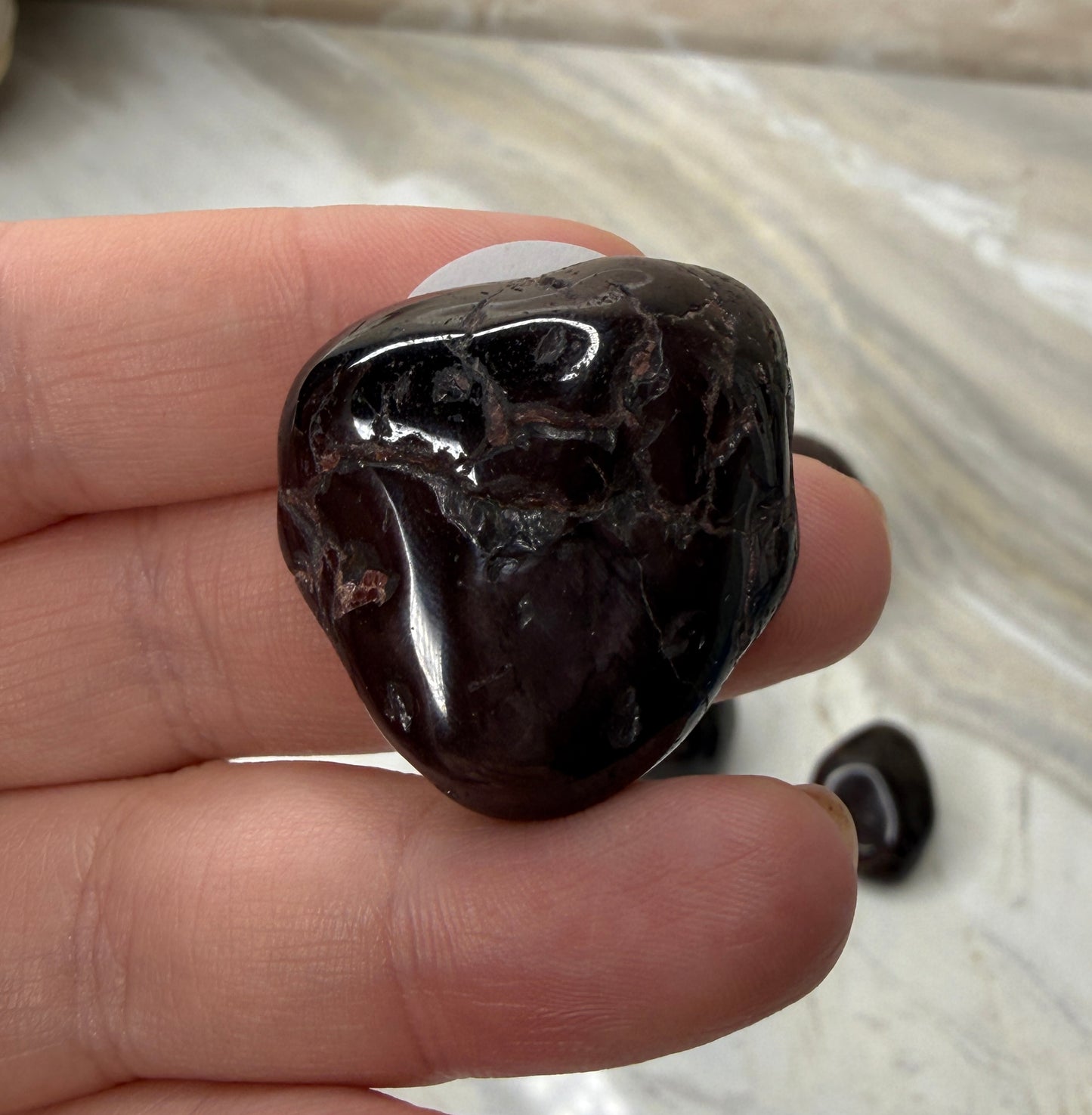 Star Garnets Tumbles from Brazil