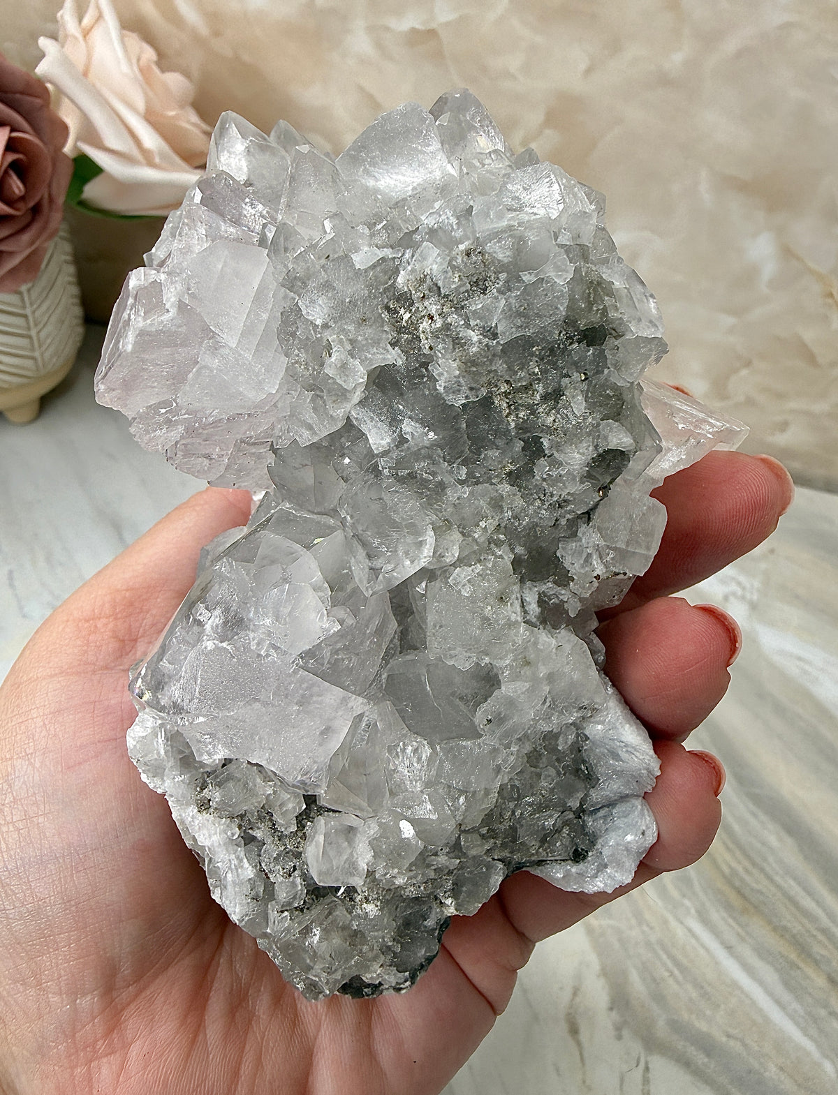 Balmat Calcite with Anhydrite