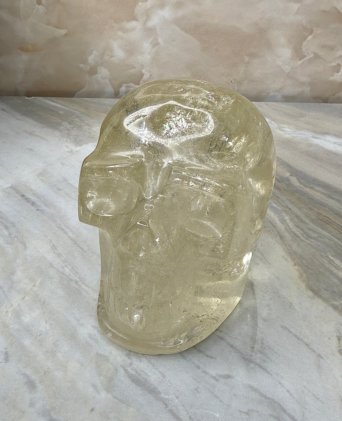 Citrine Skull from Brazil