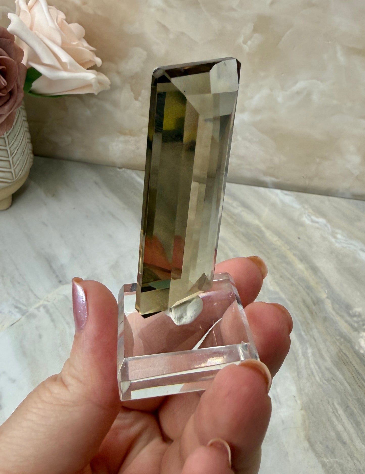Smokey Quartz Faceted Gem