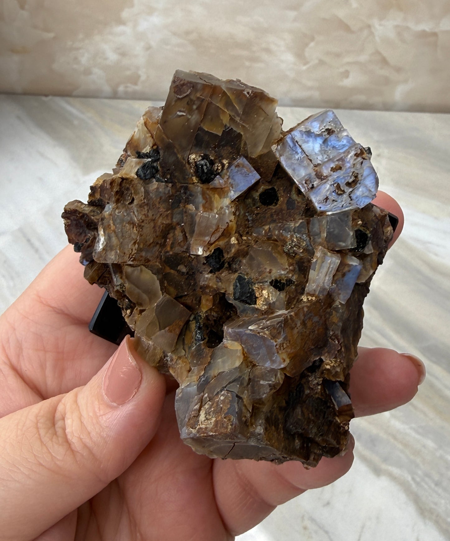 Raw Moonstone Cluster