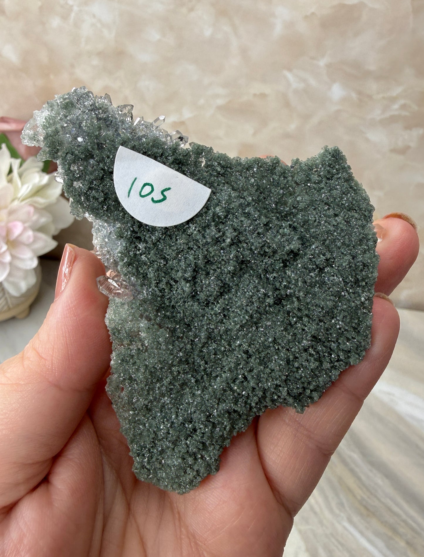Himalayan Quartz with Chlorite Cluster