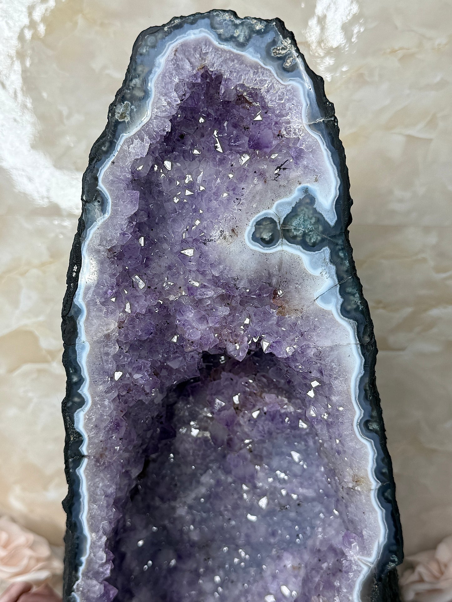 Unique Amethyst & Agate Cathedral from Brazil