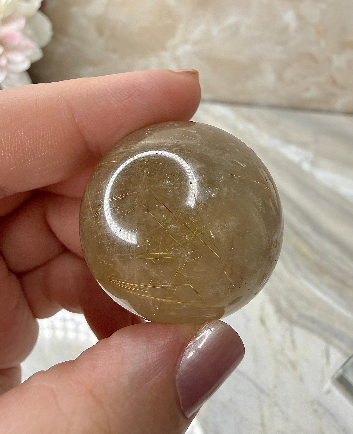Rutile Sphere from Brazil