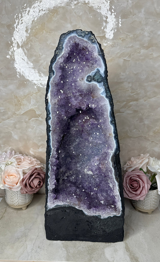 Unique Amethyst & Agate Cathedral from Brazil
