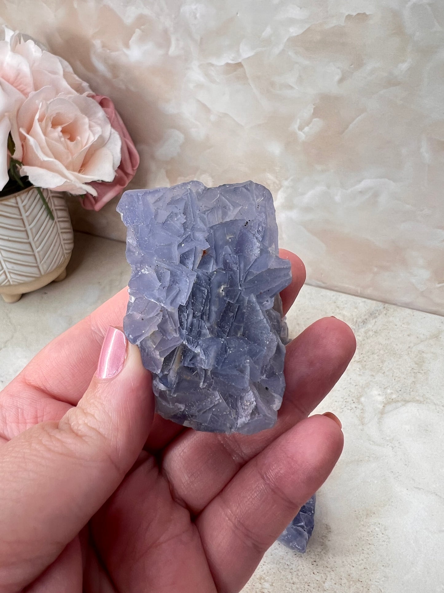 Blue/Lavender Fluorite Cluster