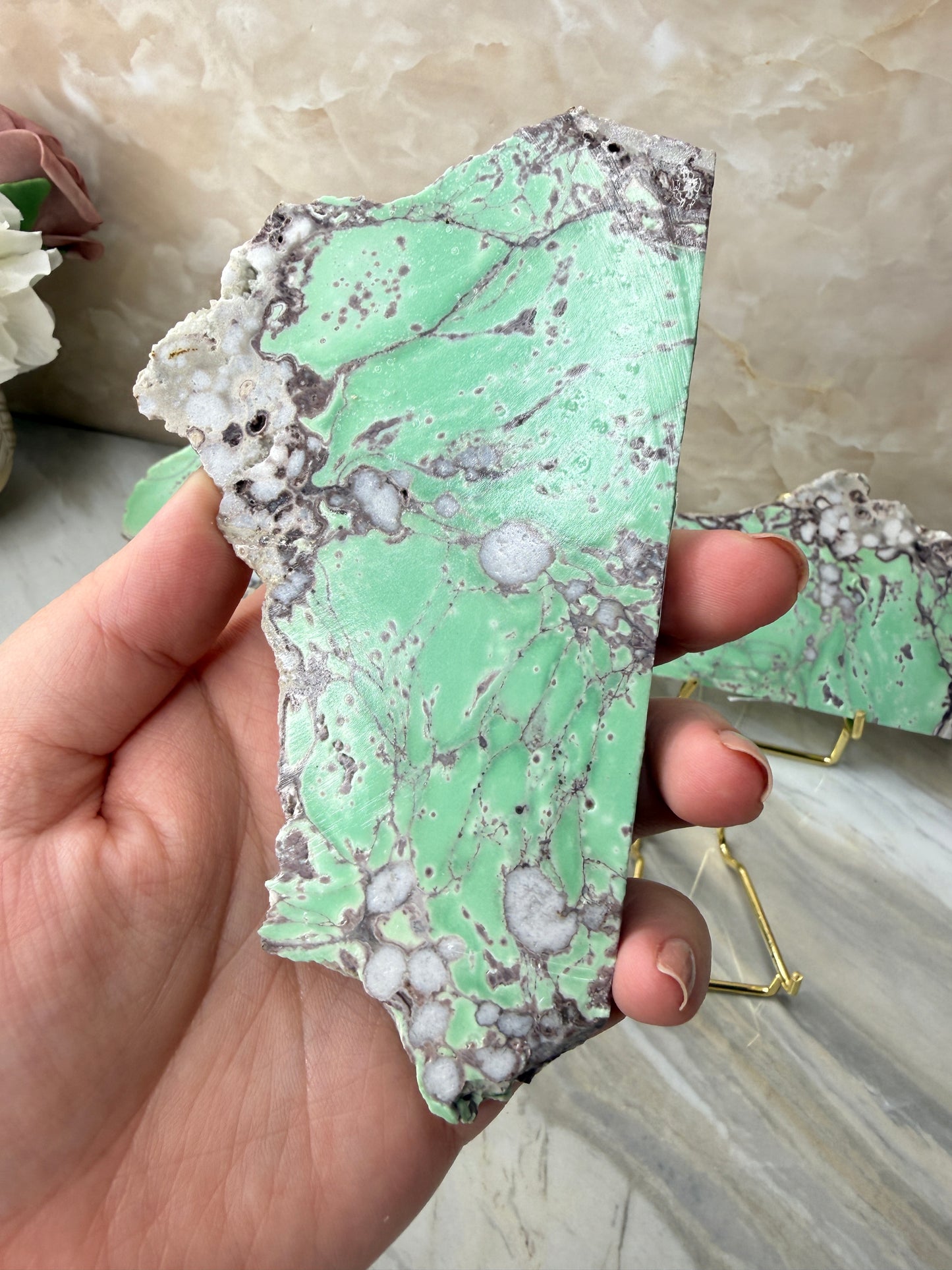 Imperfect Variscite Slabs (Please note Imperfections in each slab)