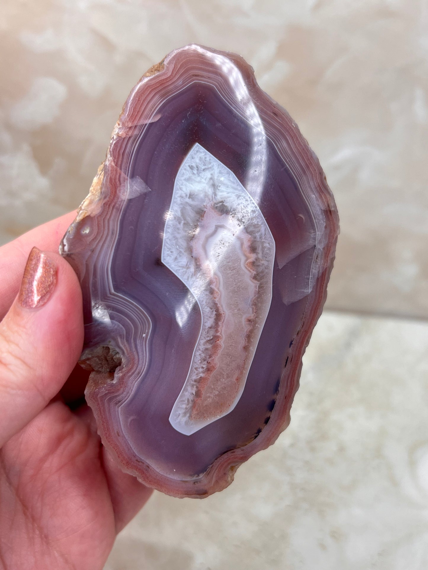 Zimbabwe Agate Geode