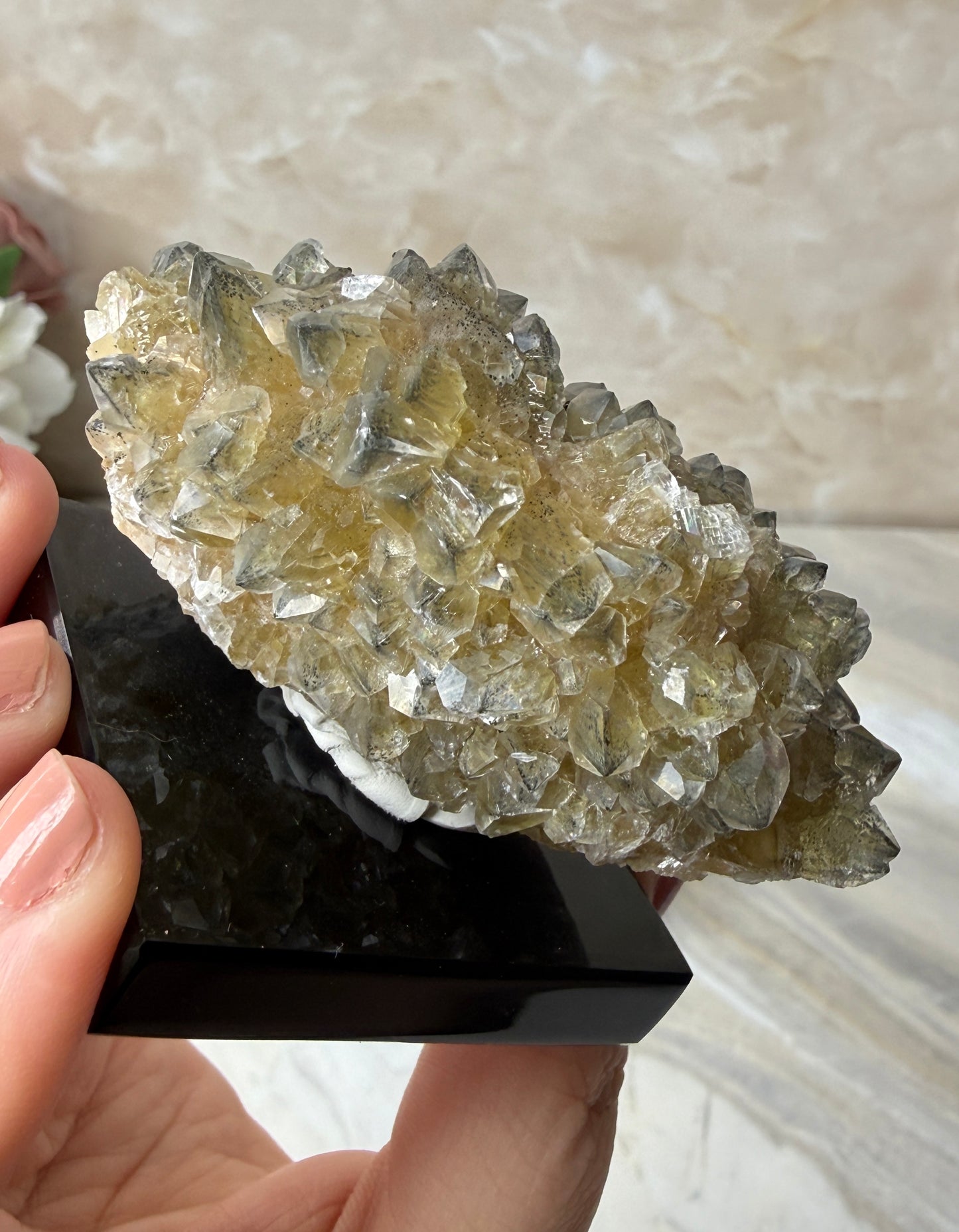 Calcite & Sulphurpyrite Cluster