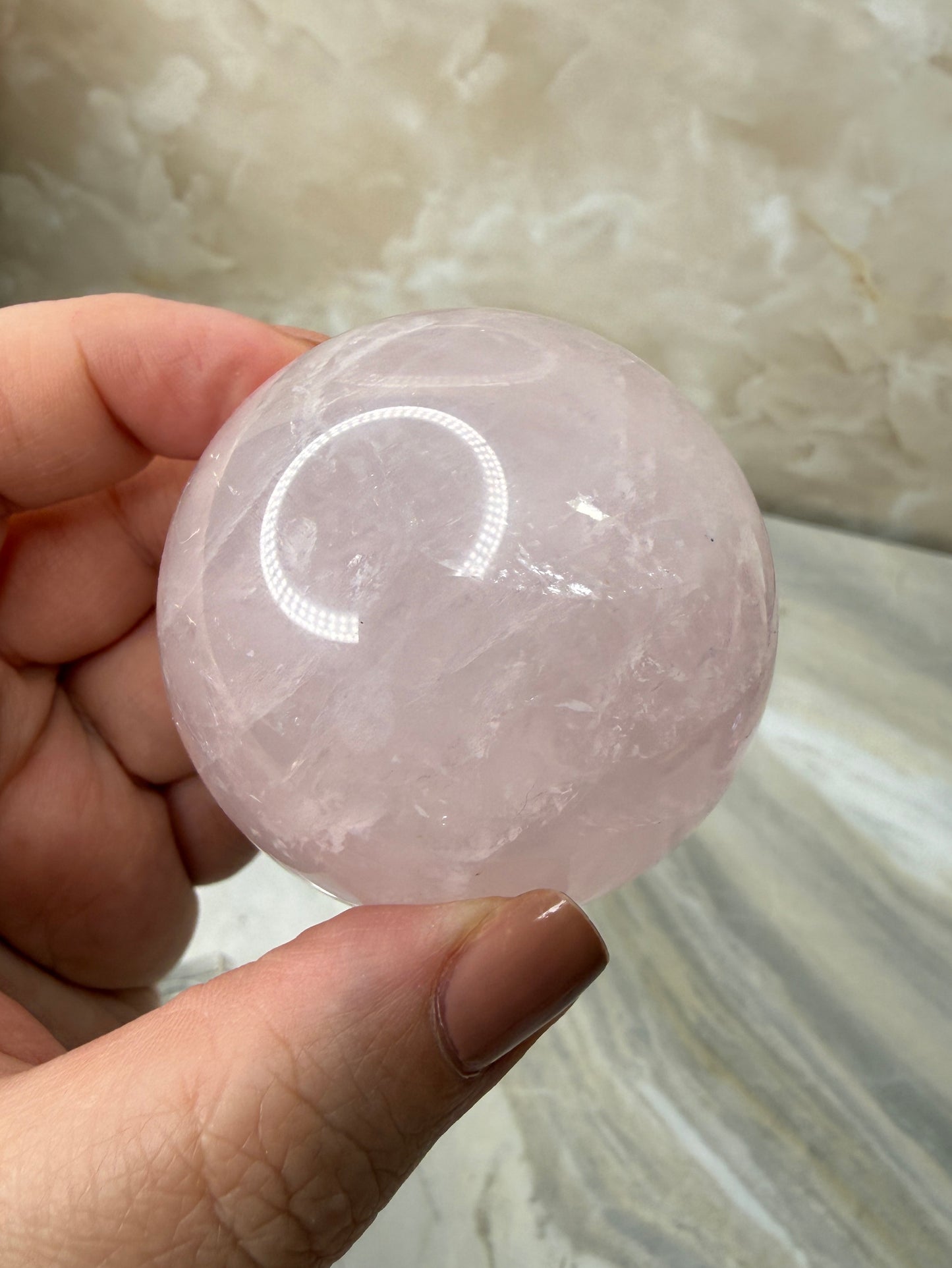 Rose Quartz Sphere 50mm