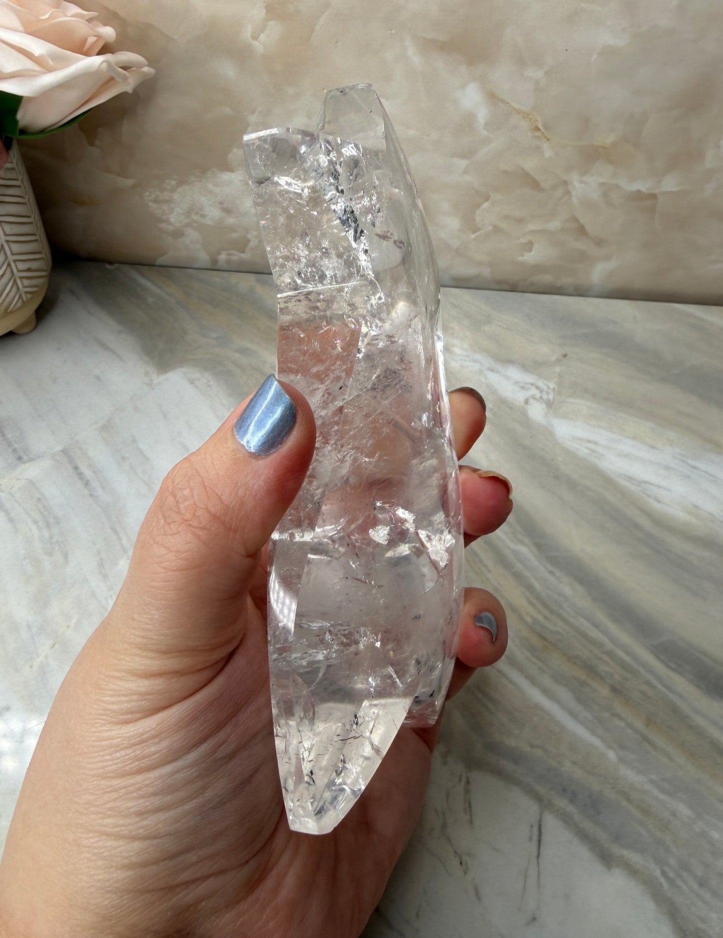 Clear Quartz Shooting Star from Brazil