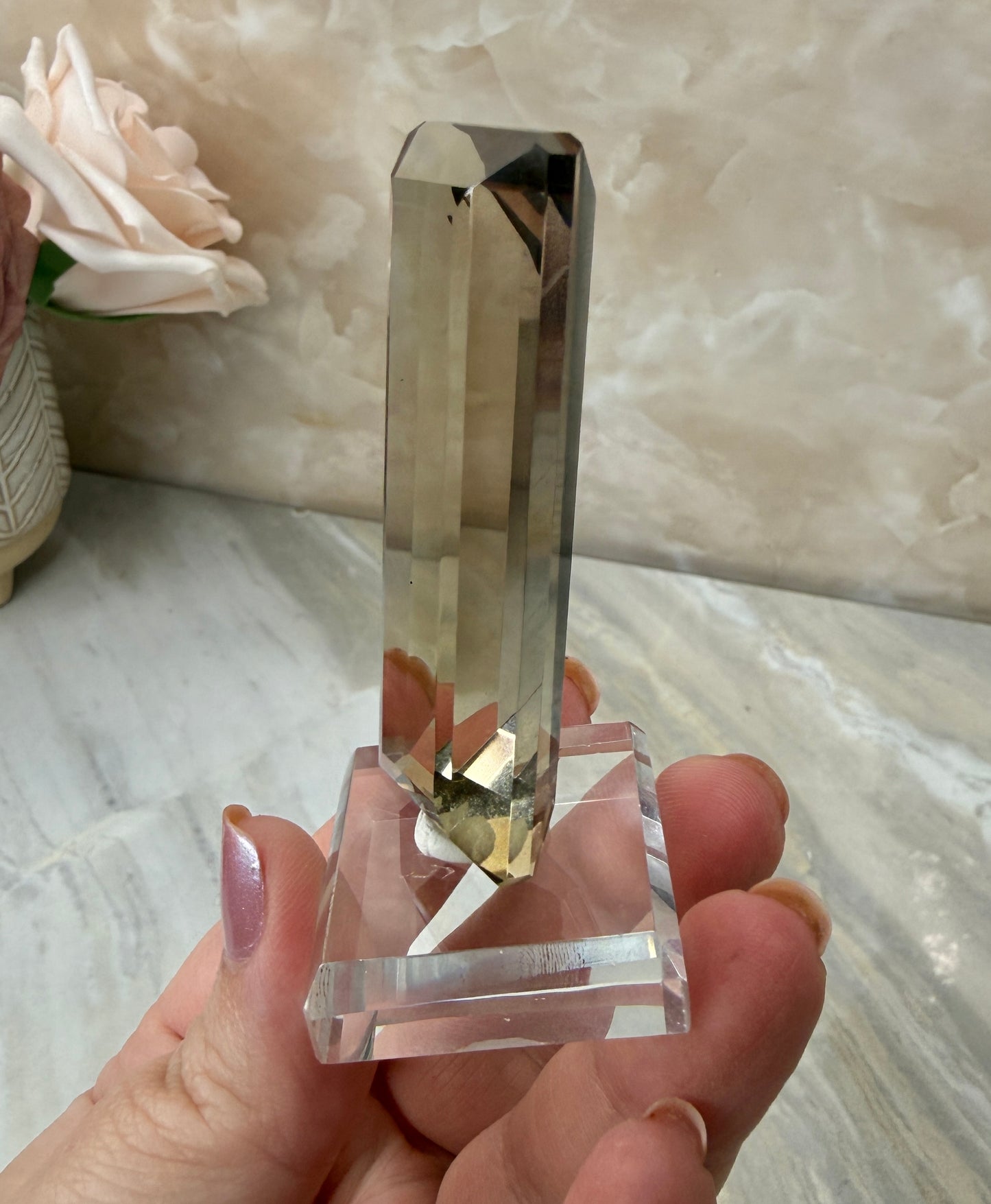 Smokey Quartz Faceted Gem