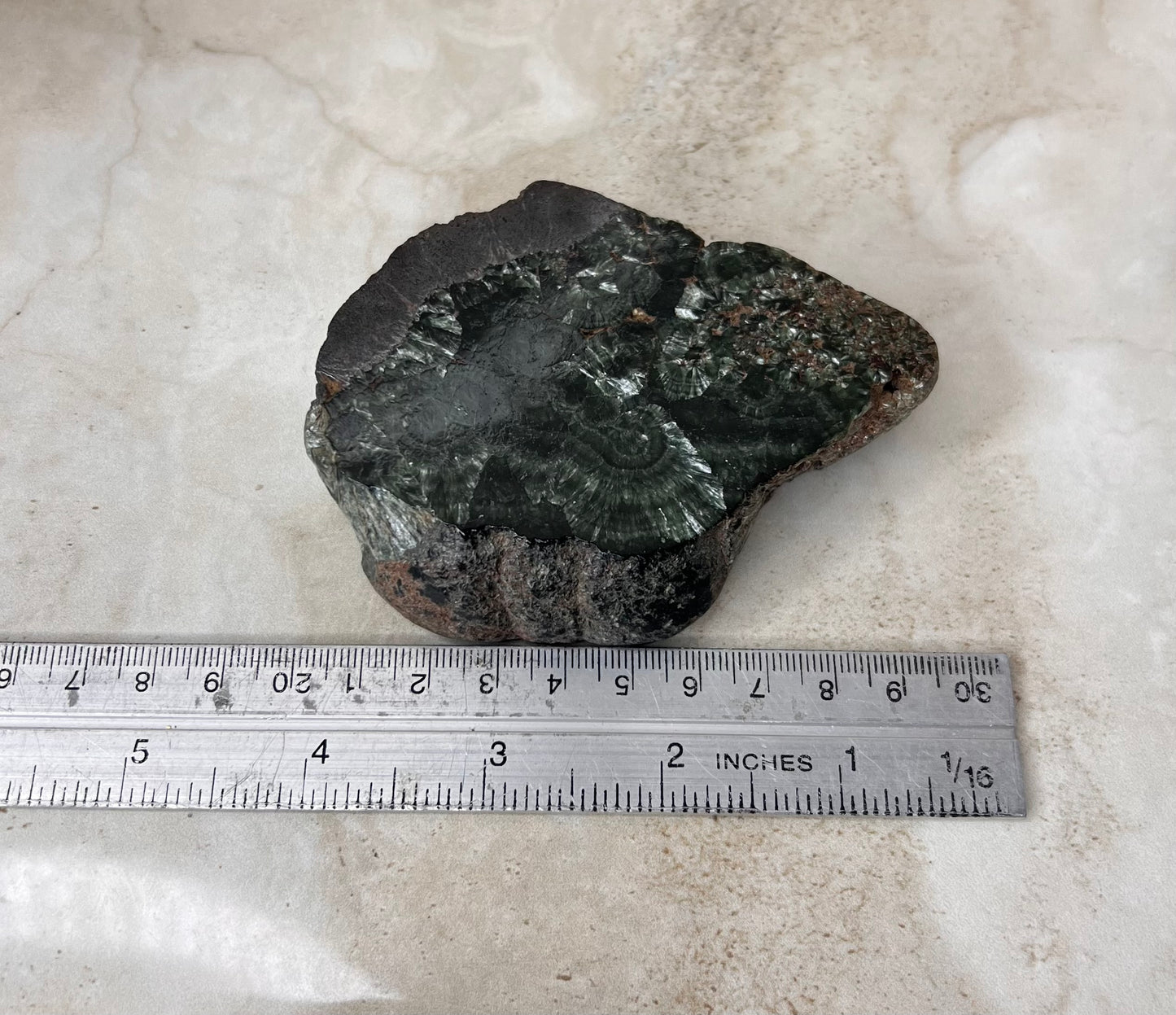 Large Seraphinite Slab from Russia