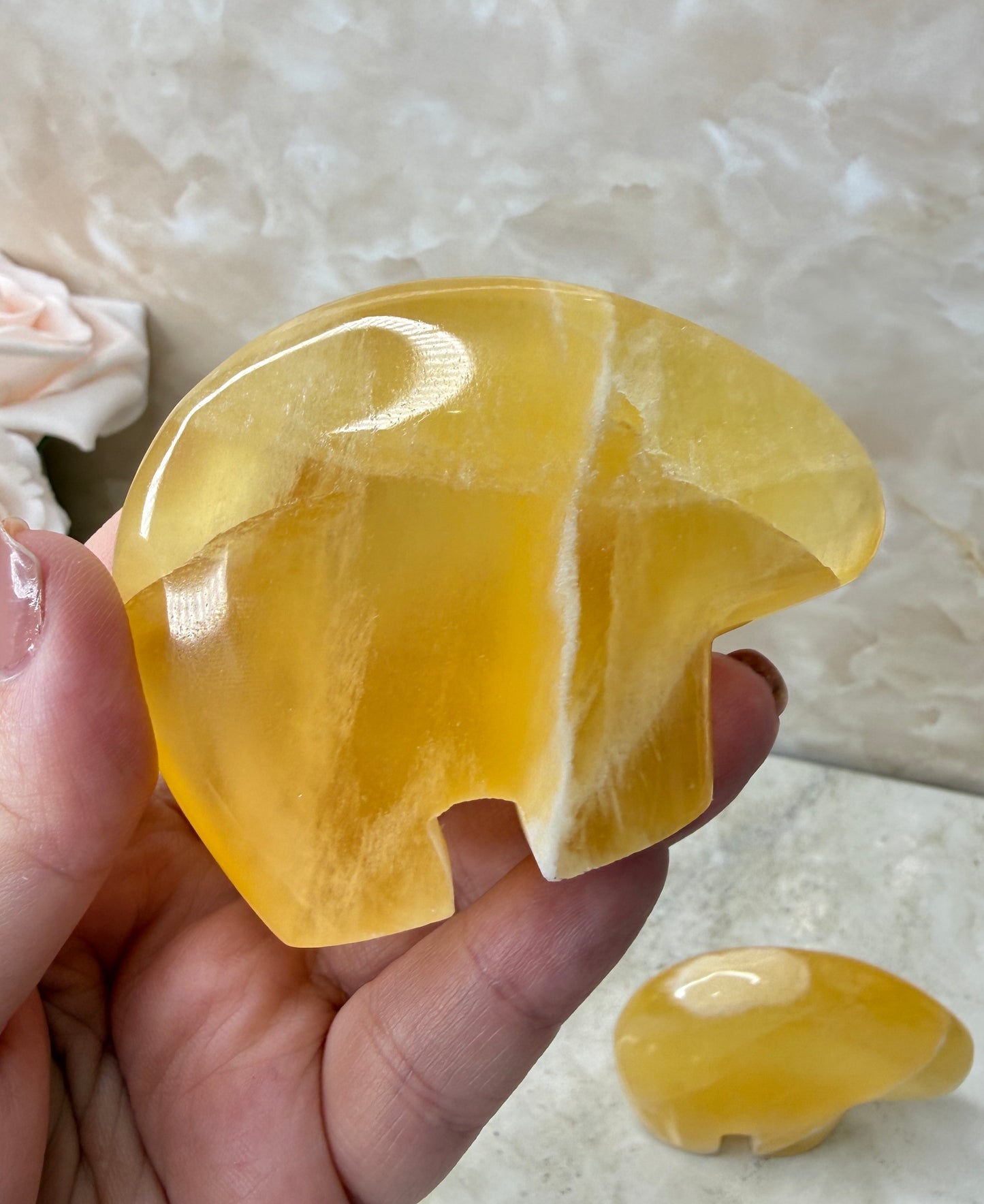 Honeycomb Calcite Bear